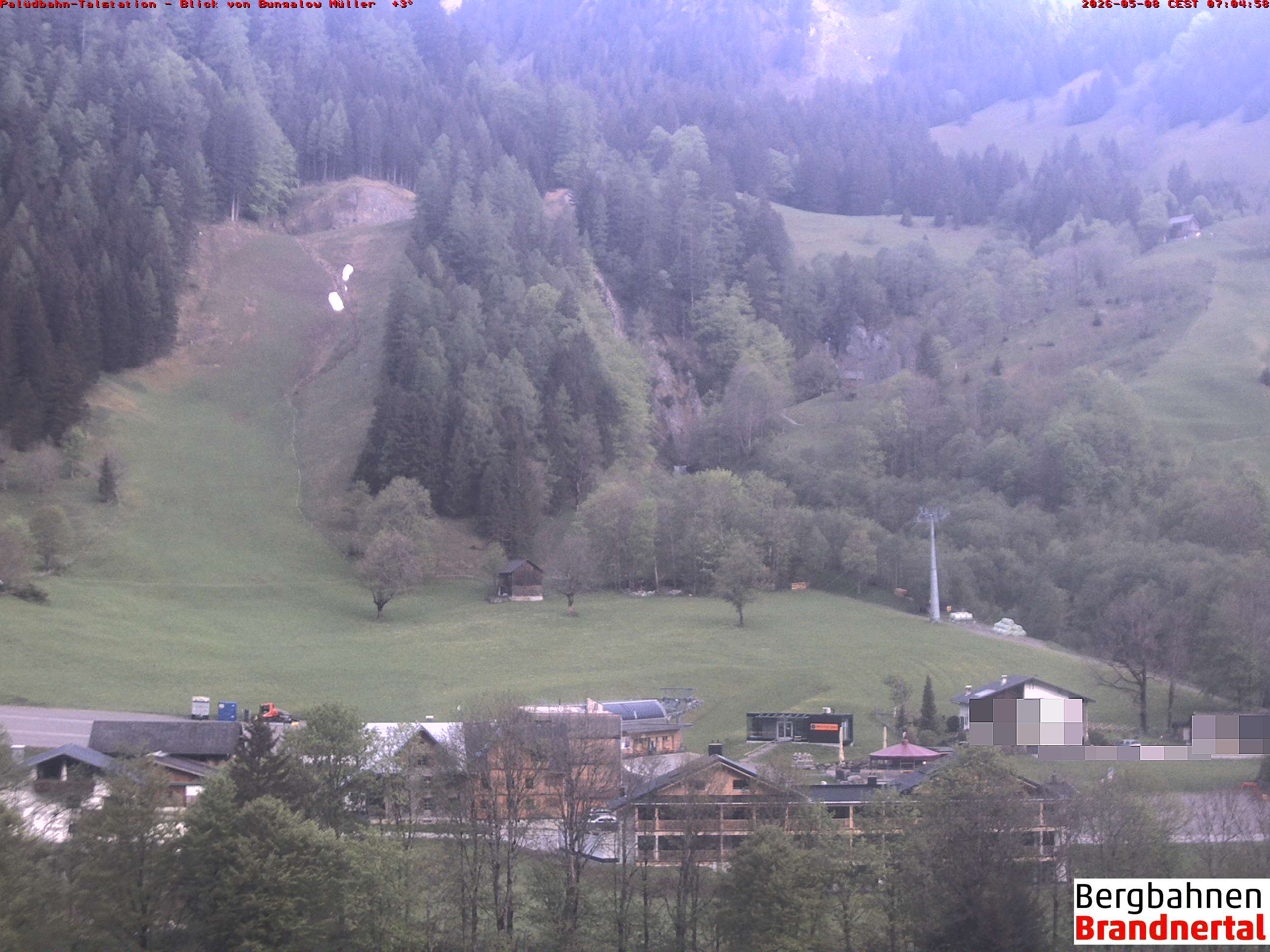 Blick auf Palüdbahn von Bungalow Müller