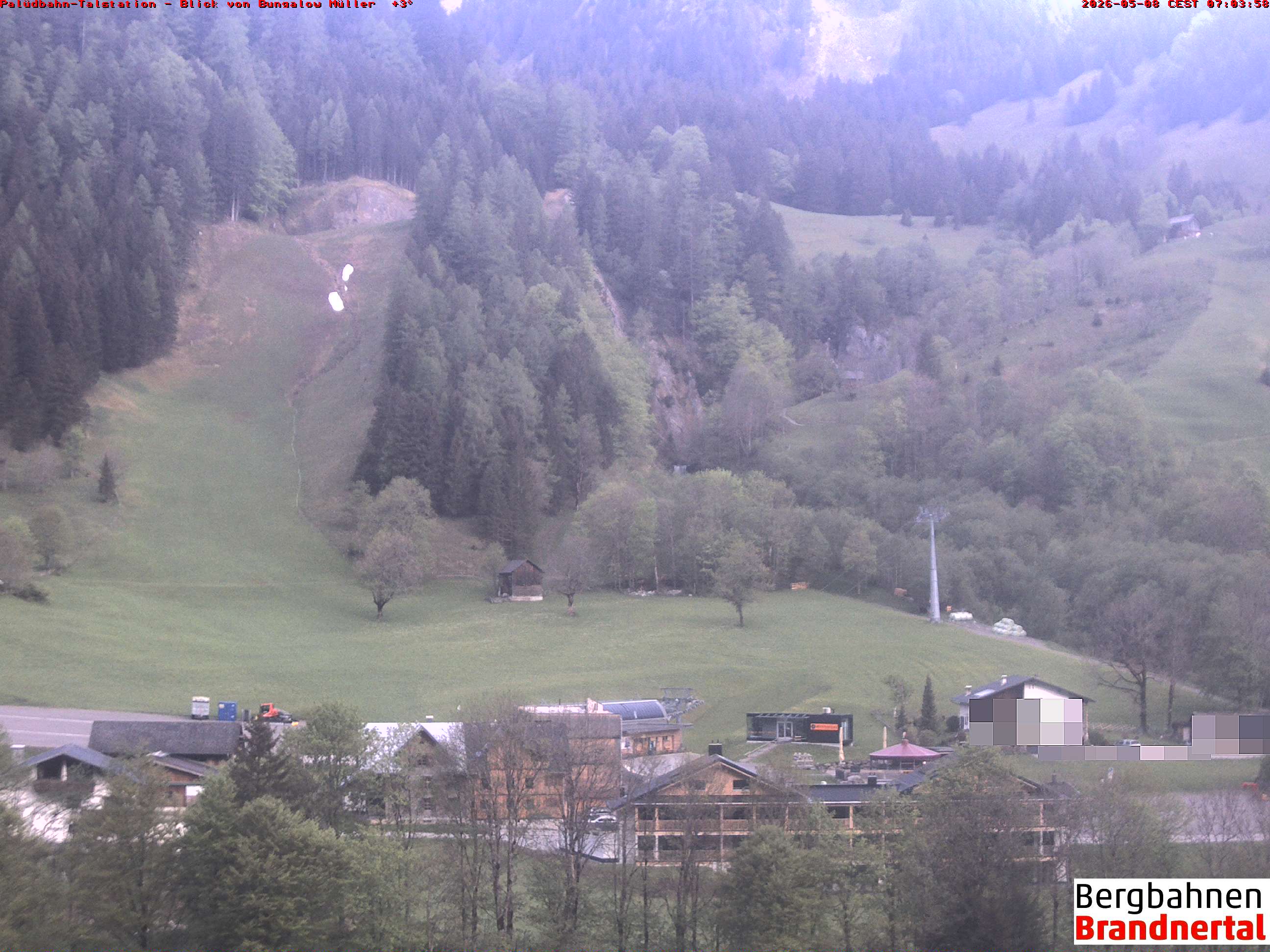 Blick auf Palüdbahn von Bungalow Müller