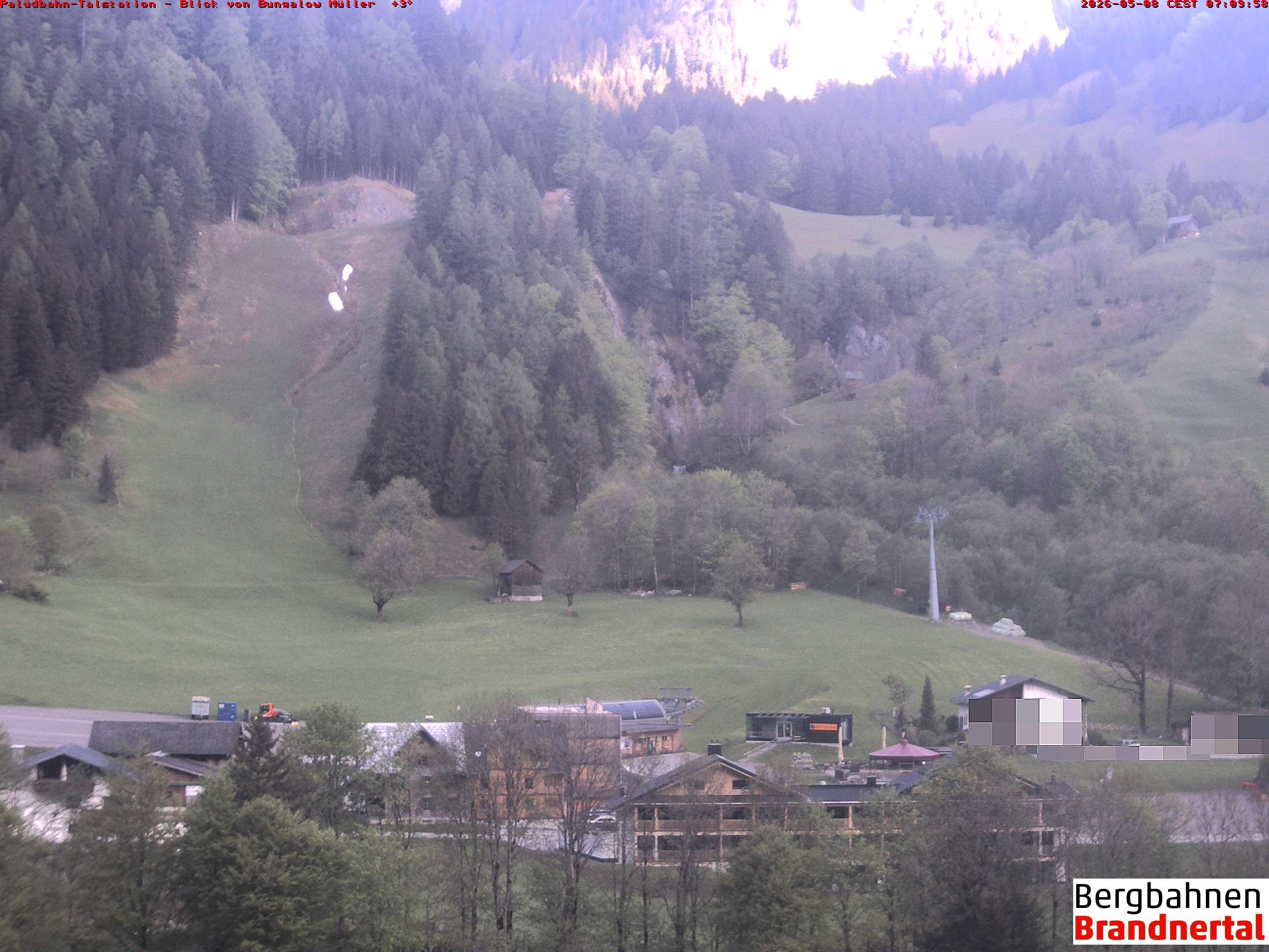 Blick auf Palüdbahn von Bungalow Müller