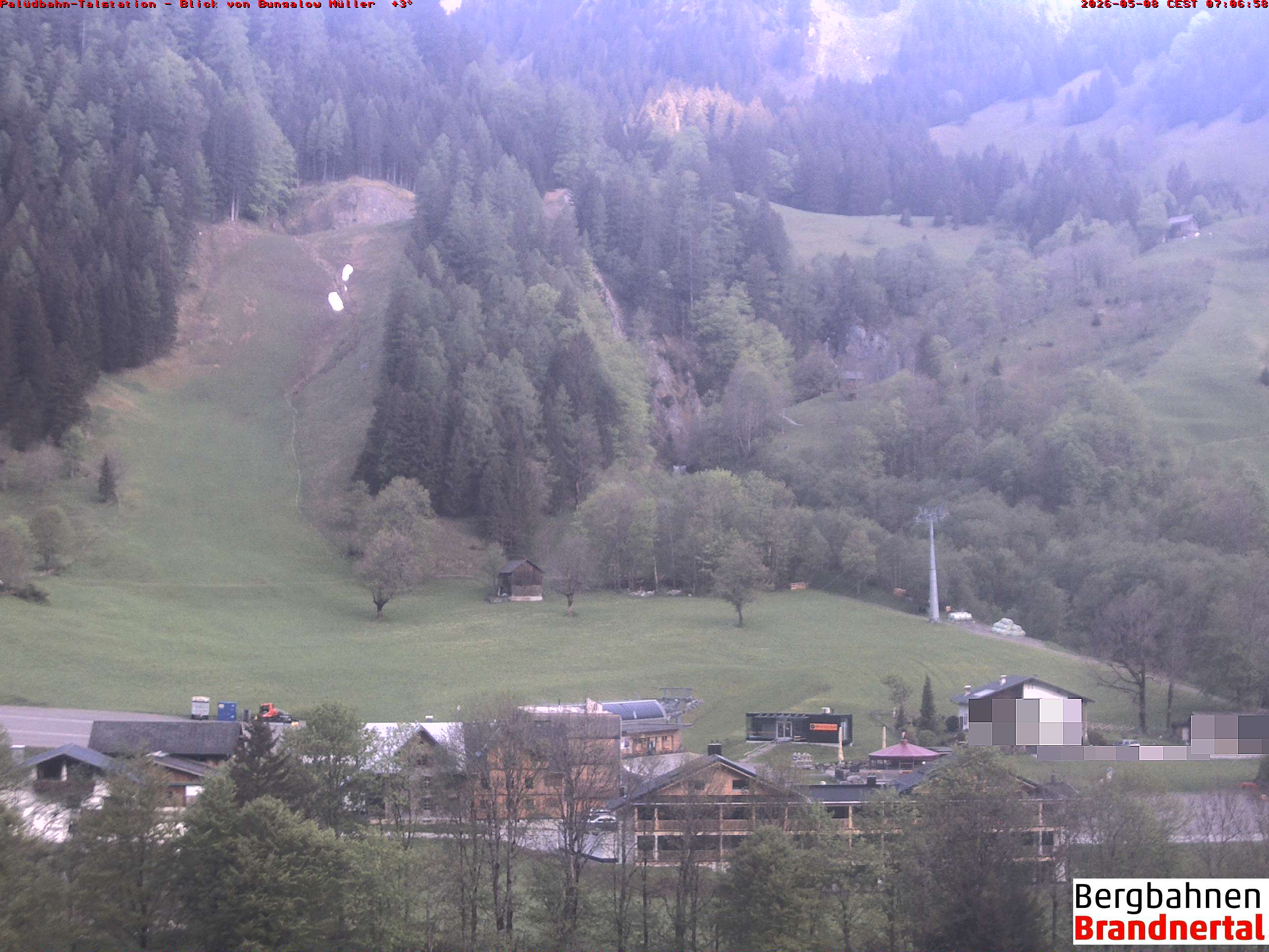 Blick auf Palüdbahn von Bungalow Müller