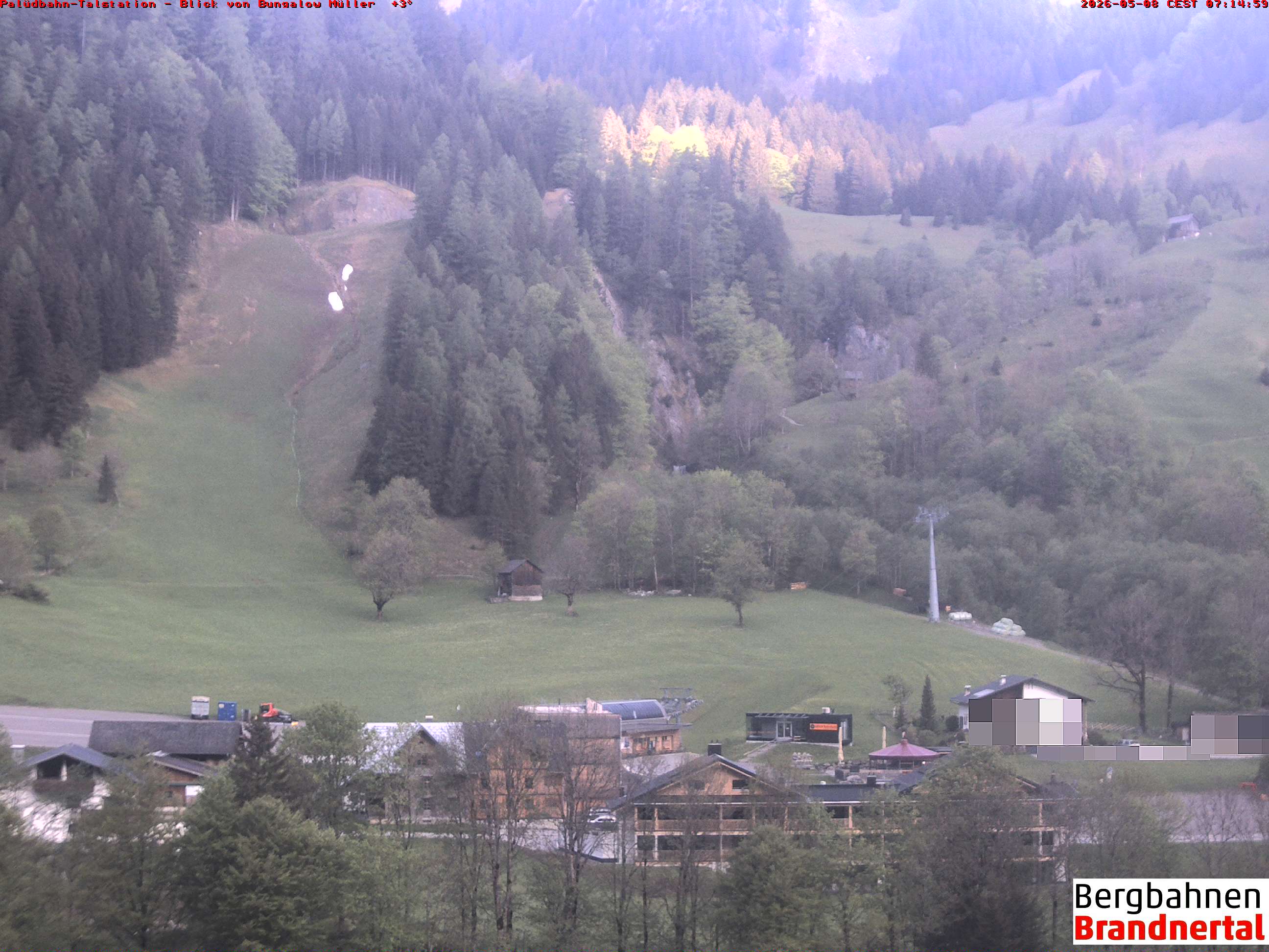 Blick auf Palüdbahn von Bungalow Müller