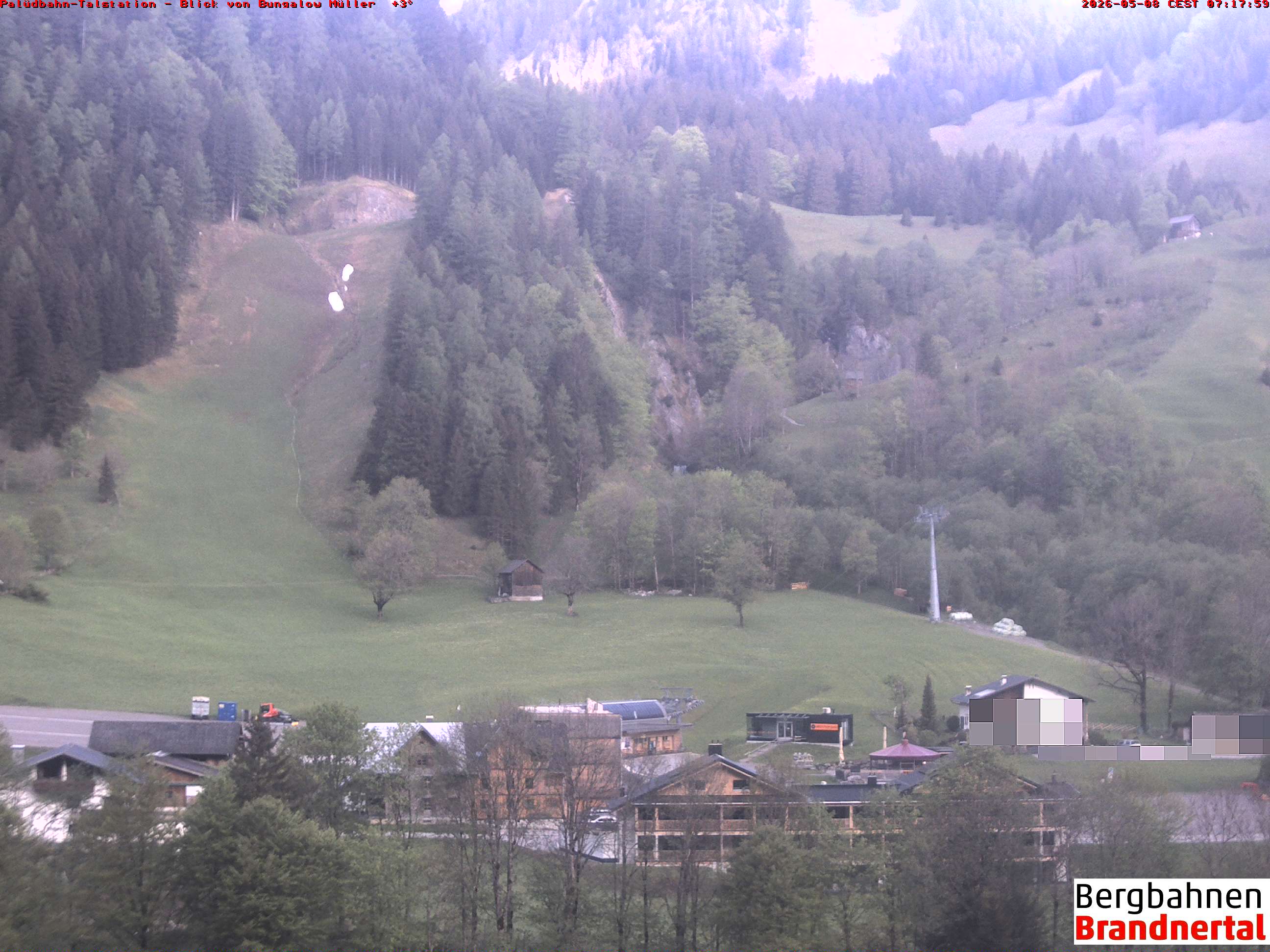 Blick auf Palüdbahn von Bungalow Müller