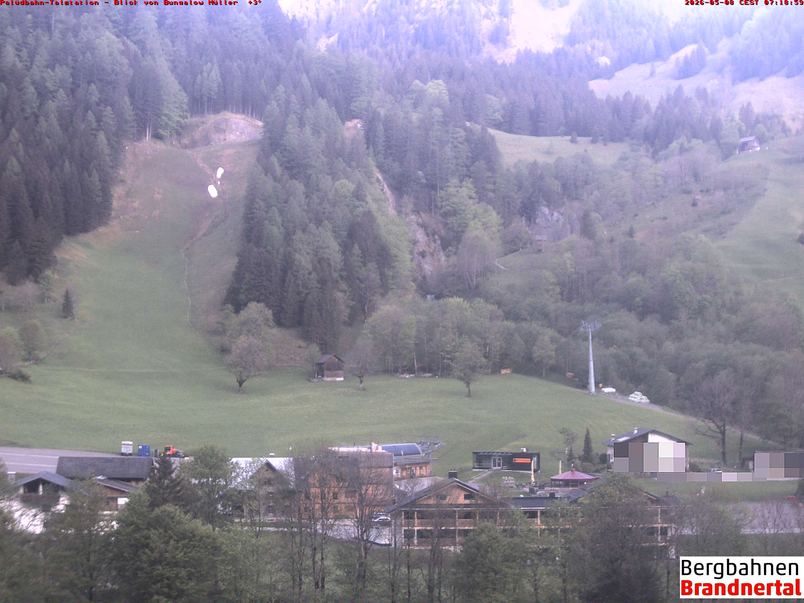 Blick auf Palüdbahn von Bungalow Müller