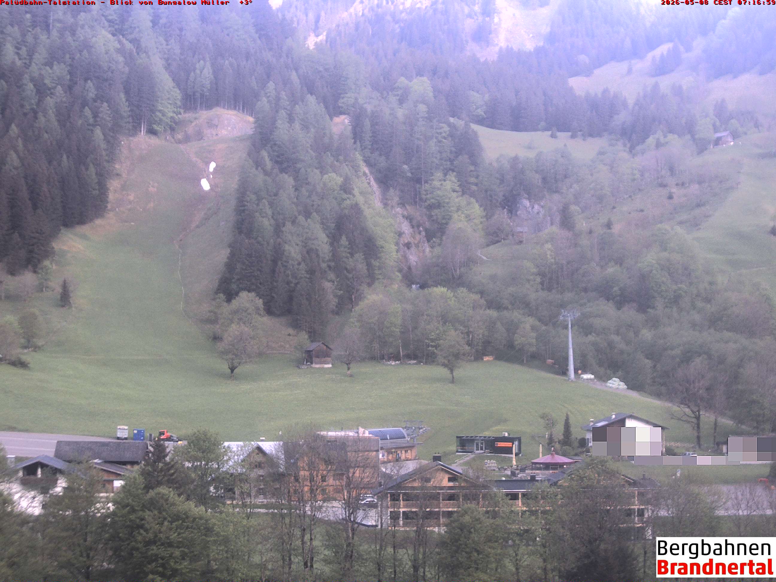 Blick auf Palüdbahn von Bungalow Müller