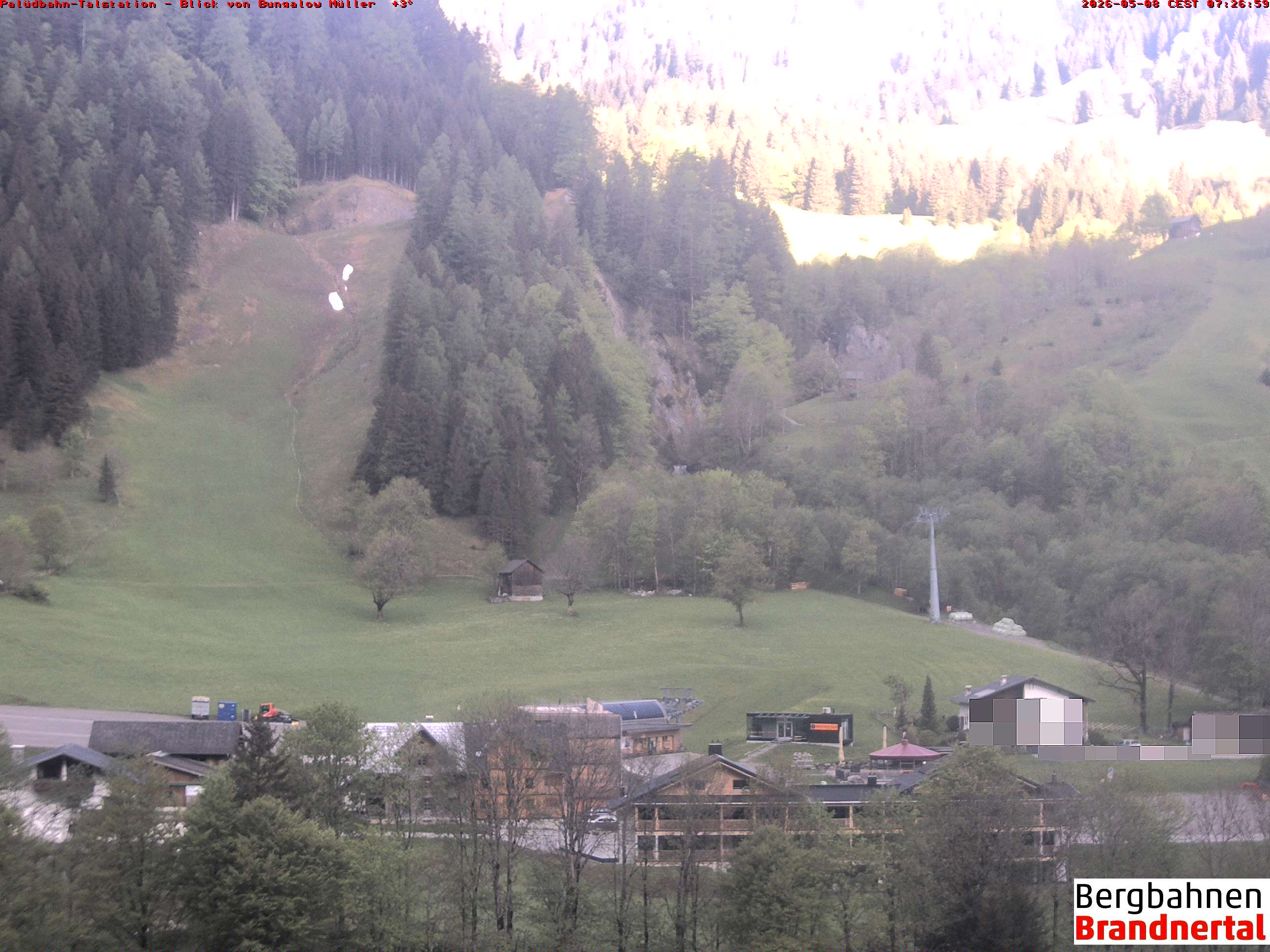 Blick auf Palüdbahn von Bungalow Müller