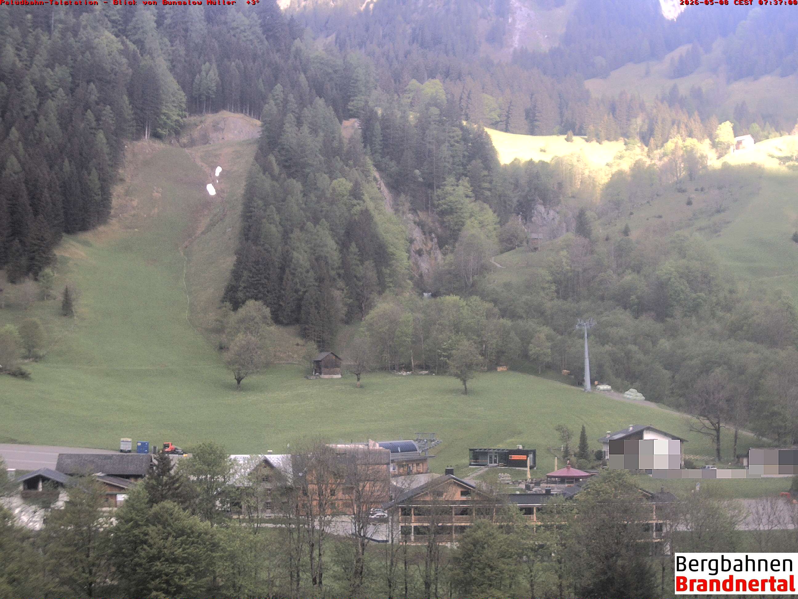 Blick auf Palüdbahn von Bungalow Müller