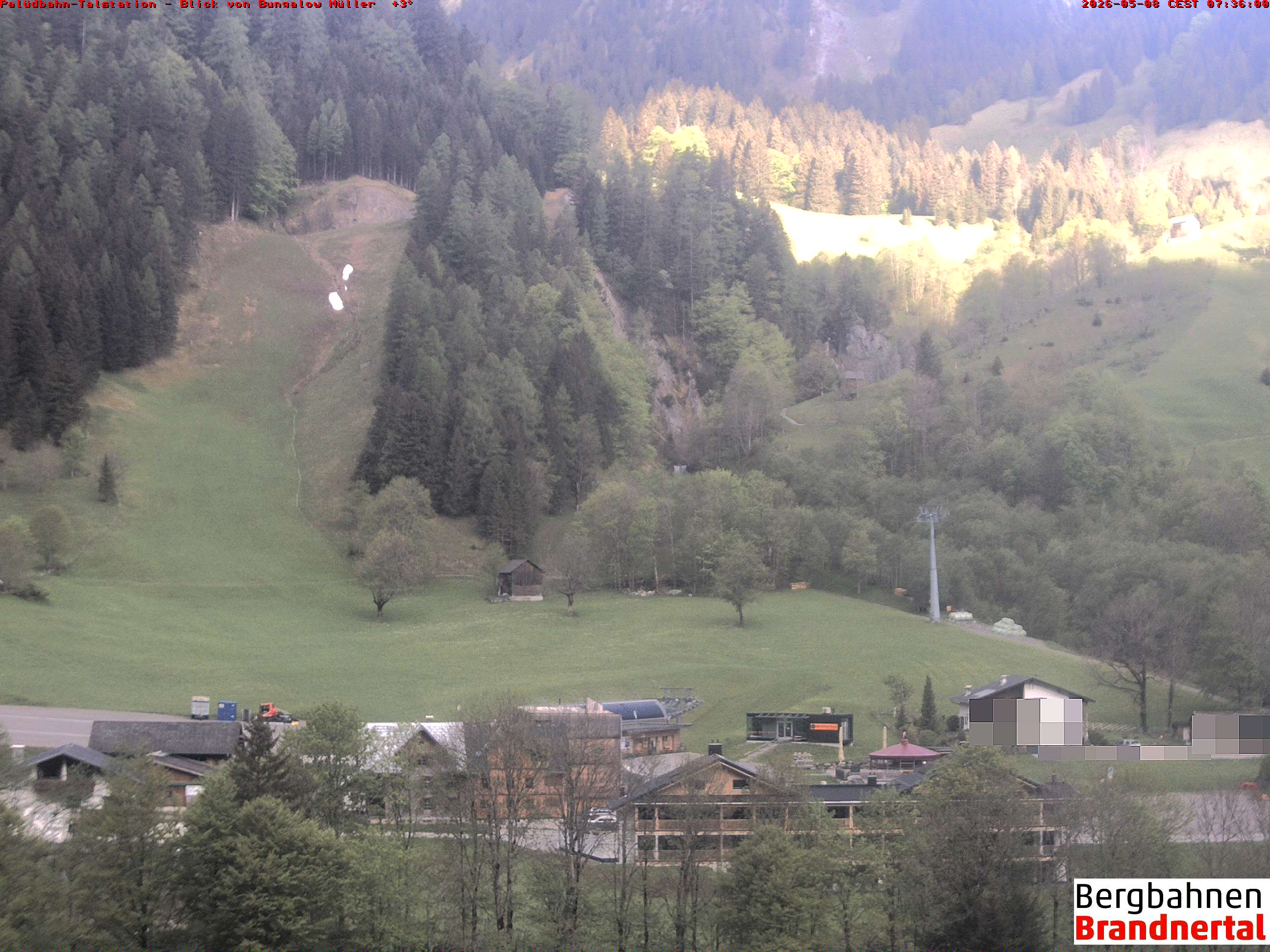 Blick auf Palüdbahn von Bungalow Müller