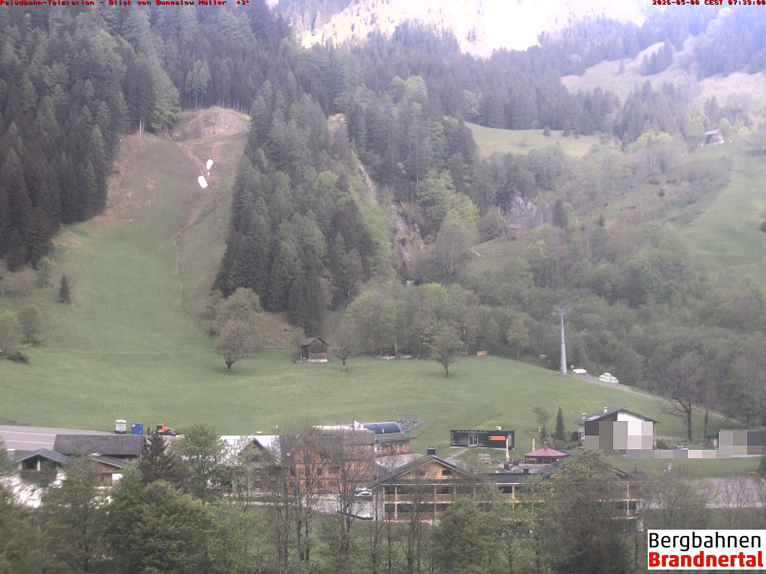 Blick auf Palüdbahn von Bungalow Müller
