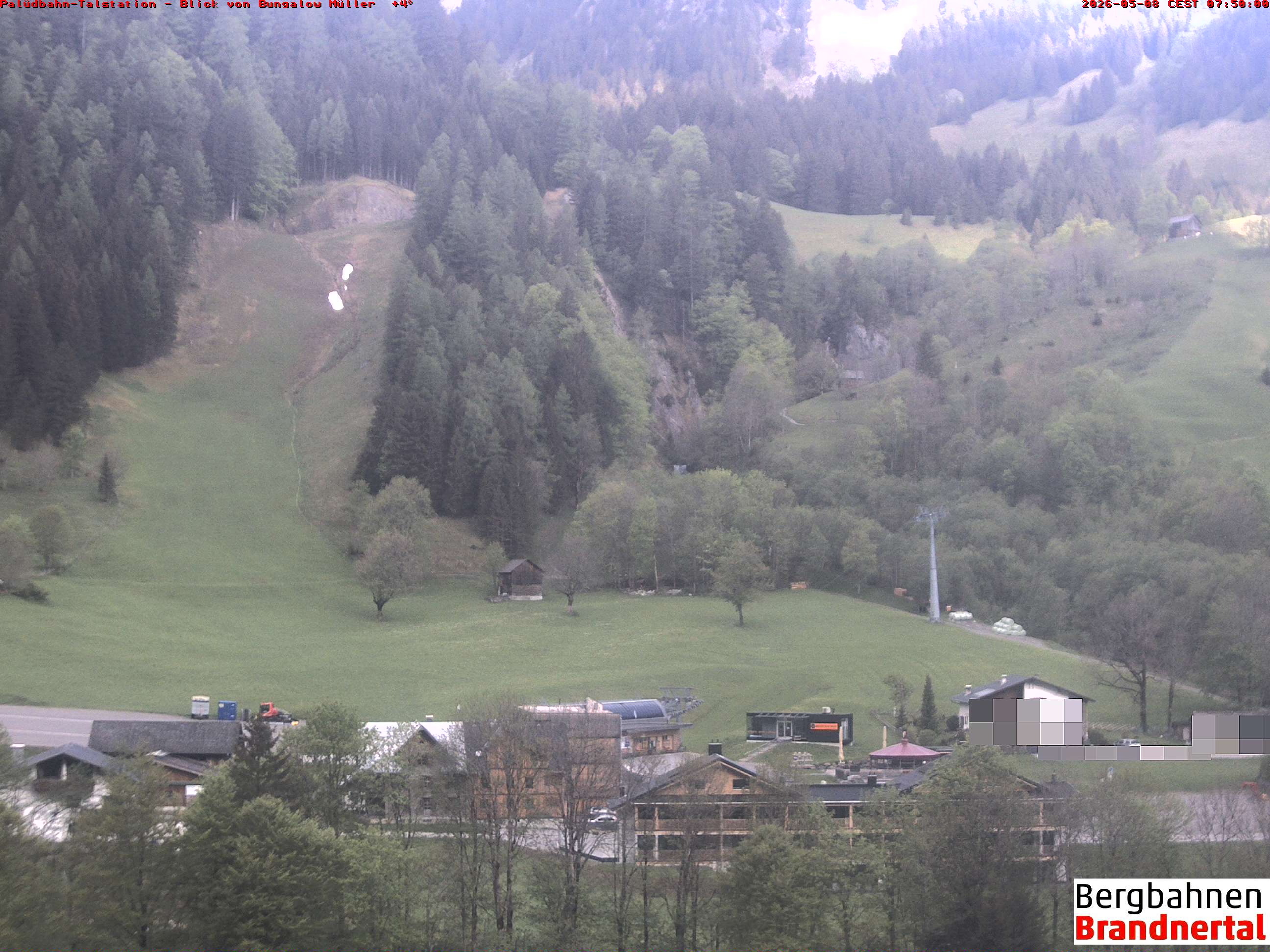 Blick auf Palüdbahn von Bungalow Müller