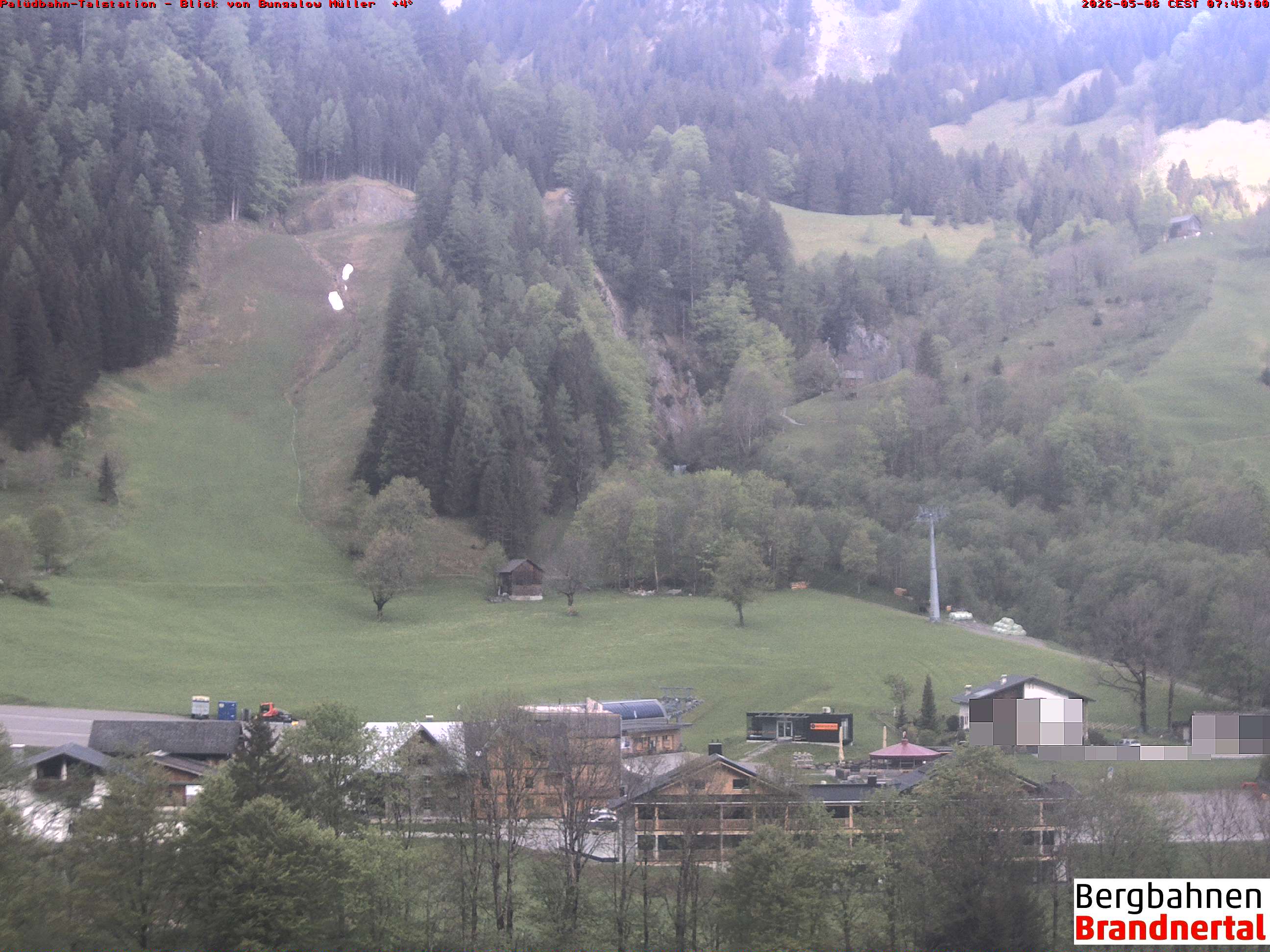 Blick auf Palüdbahn von Bungalow Müller