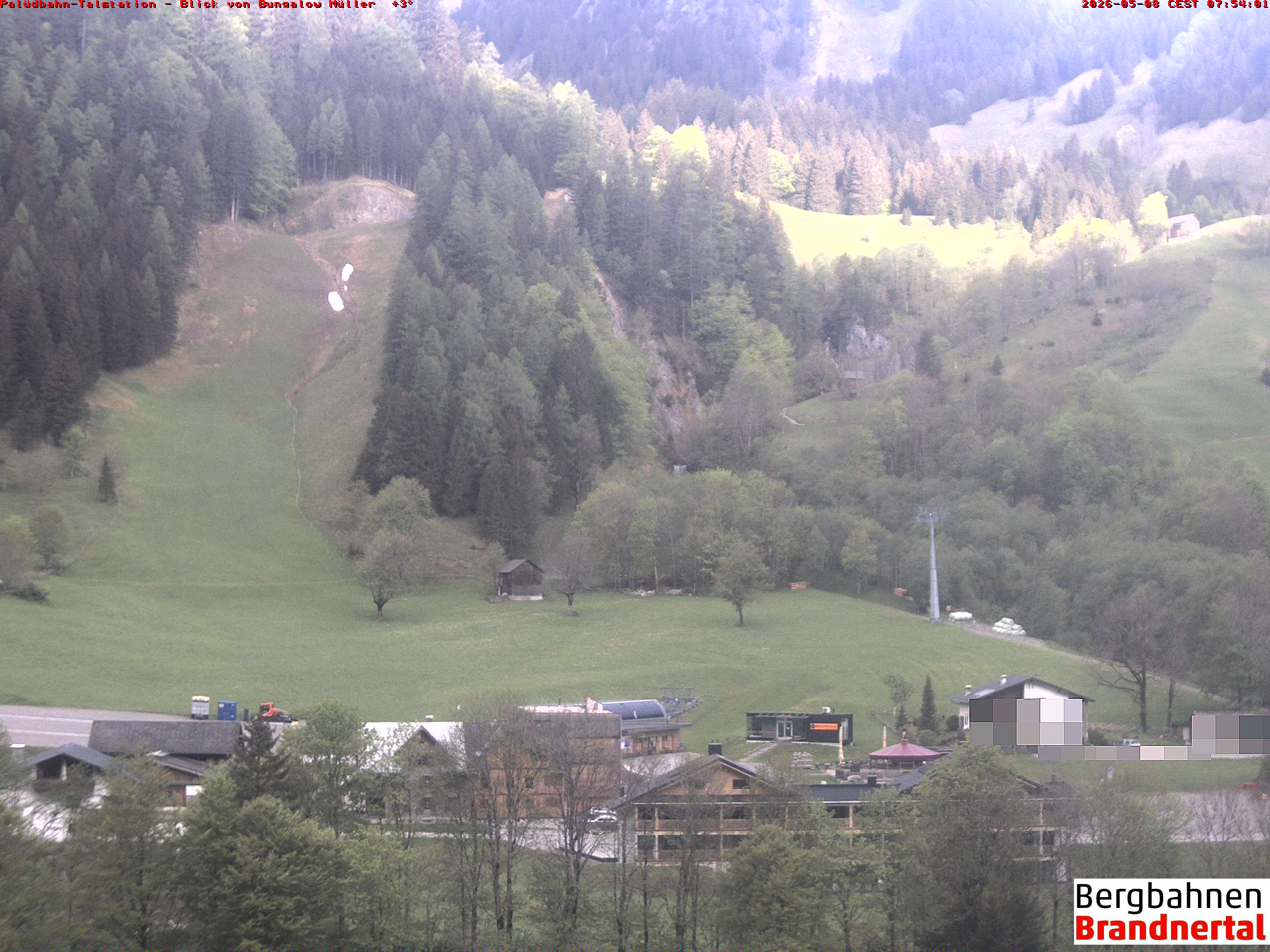 Blick auf Palüdbahn von Bungalow Müller