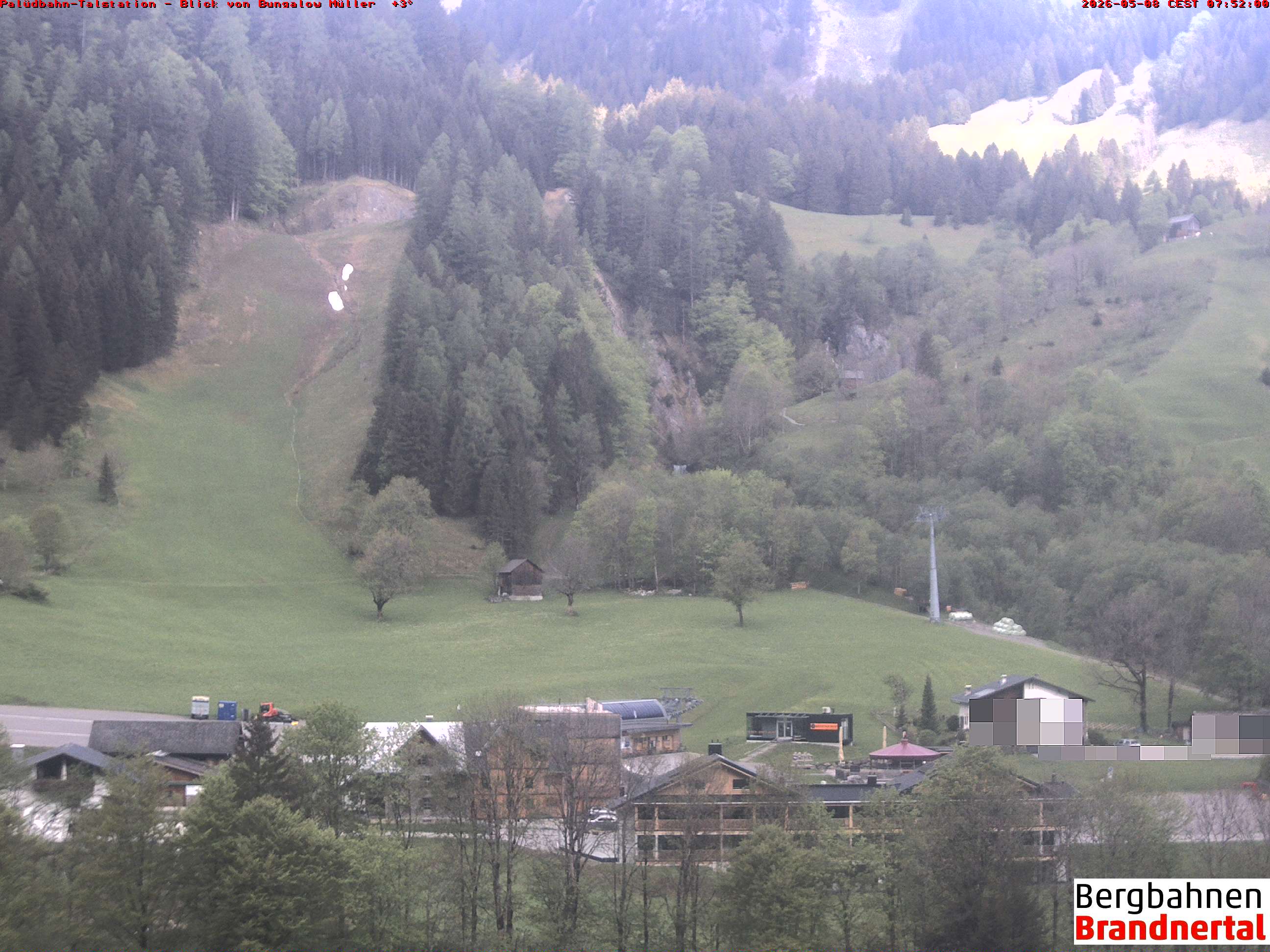 Blick auf Palüdbahn von Bungalow Müller
