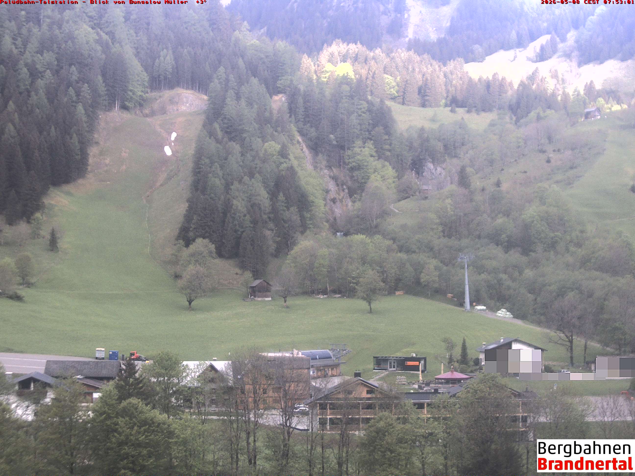 Blick auf Palüdbahn von Bungalow Müller