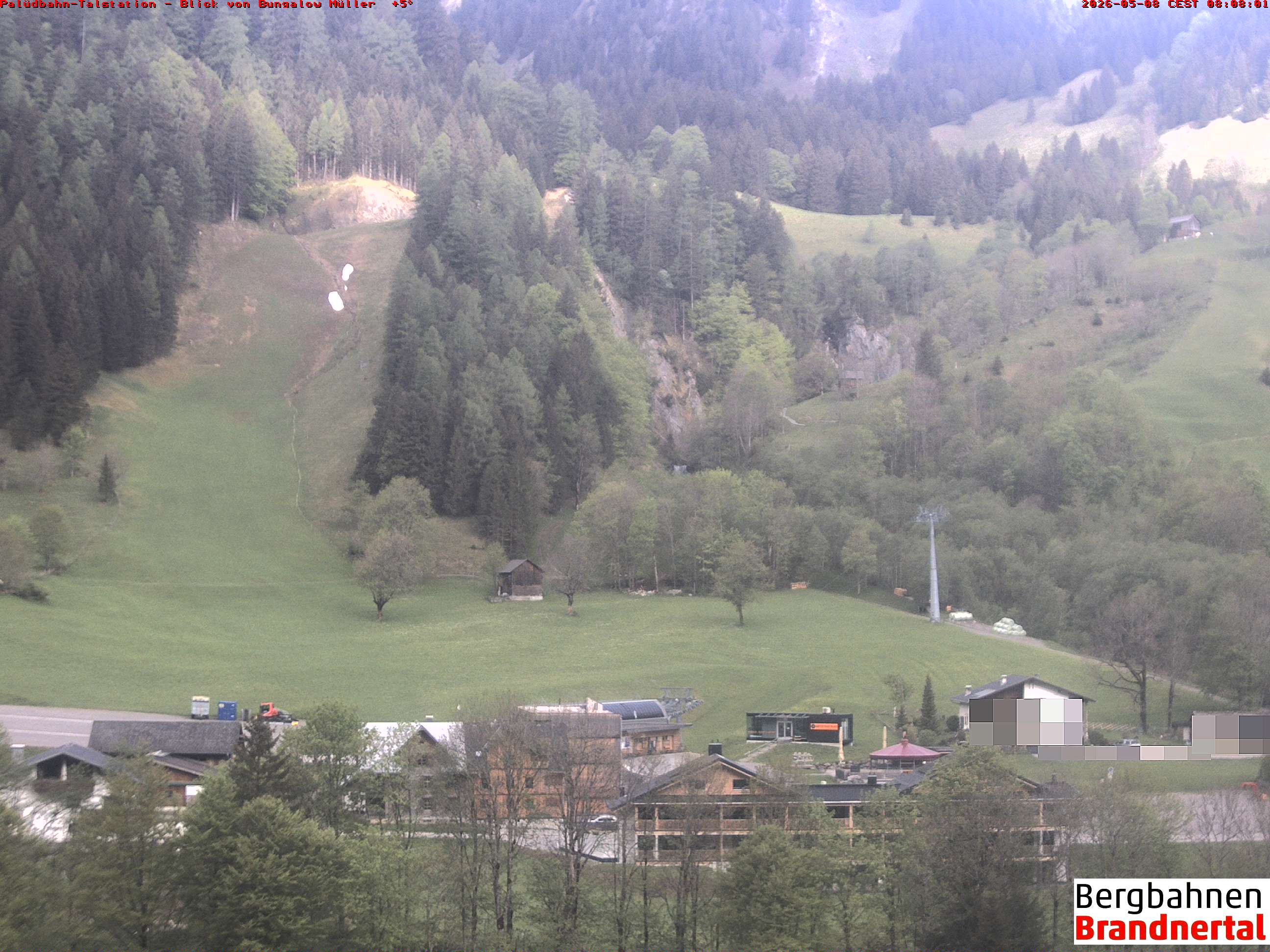 Blick auf Palüdbahn von Bungalow Müller