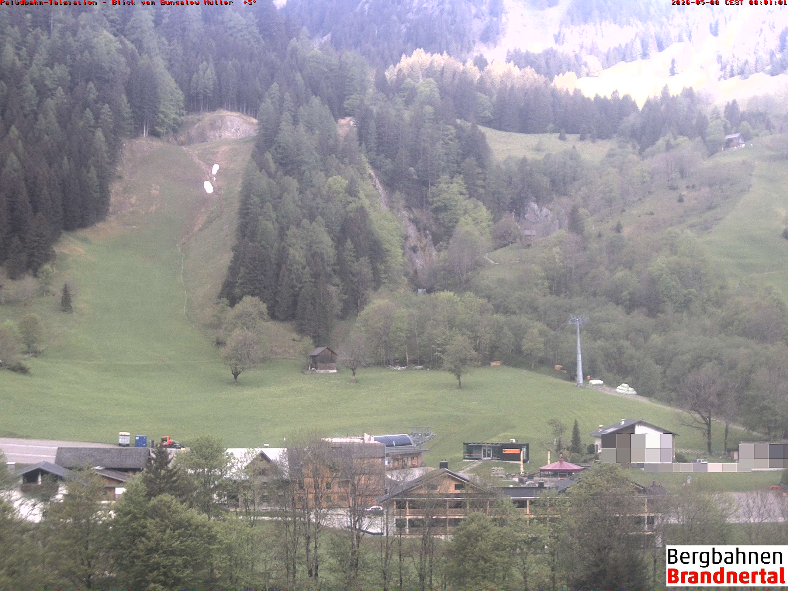Blick auf Palüdbahn von Bungalow Müller