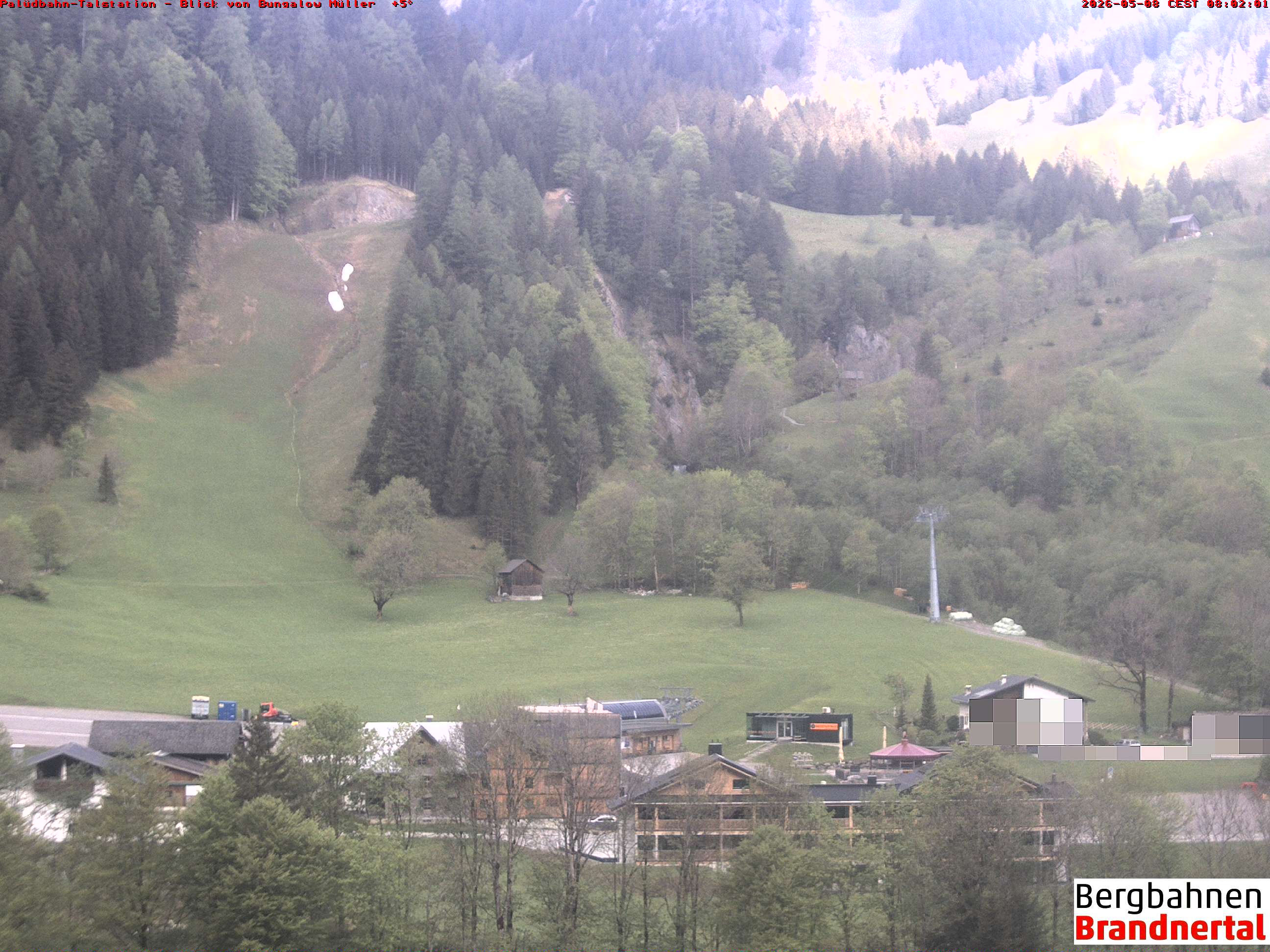 Blick auf Palüdbahn von Bungalow Müller