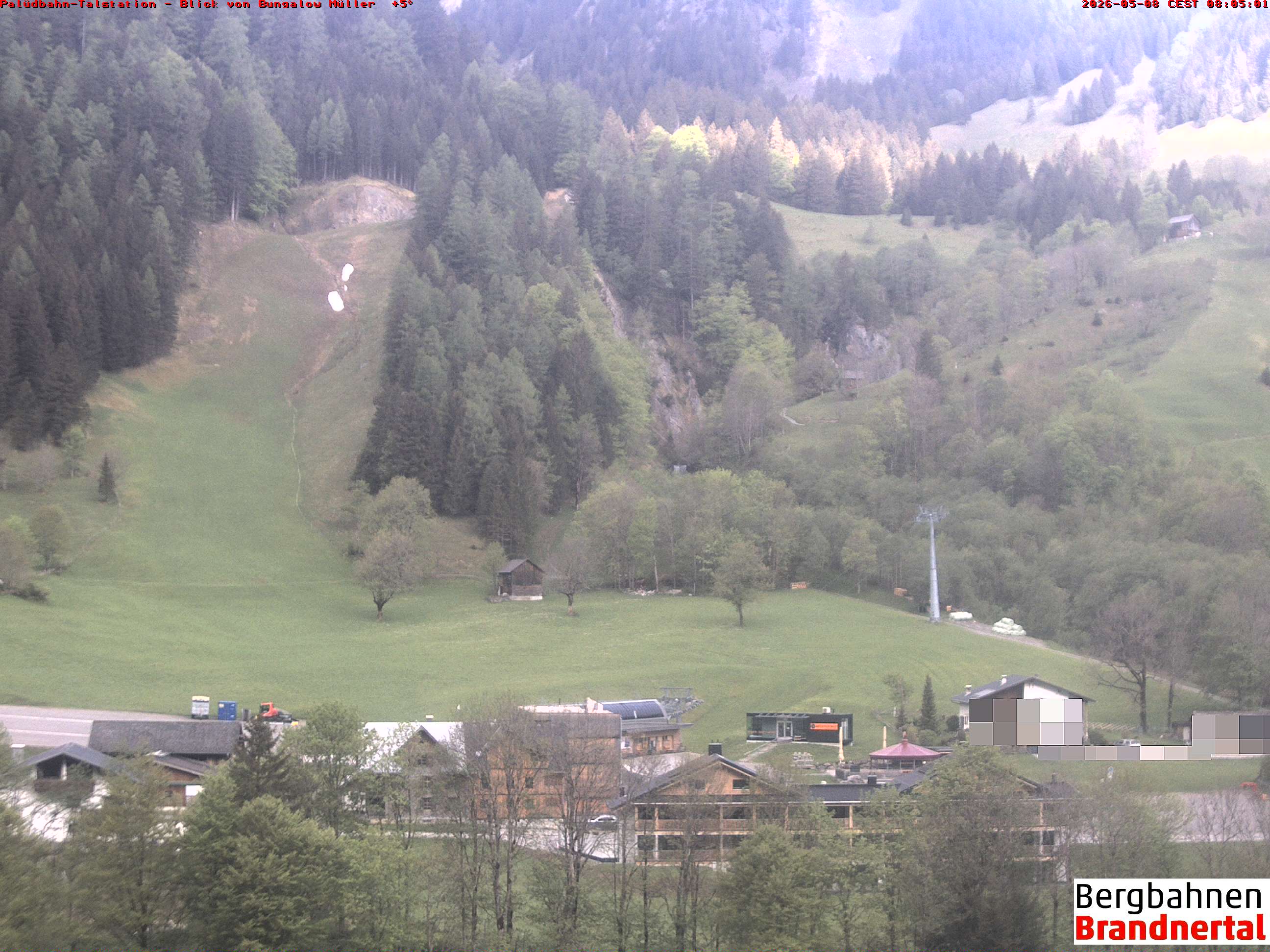 Blick auf Palüdbahn von Bungalow Müller