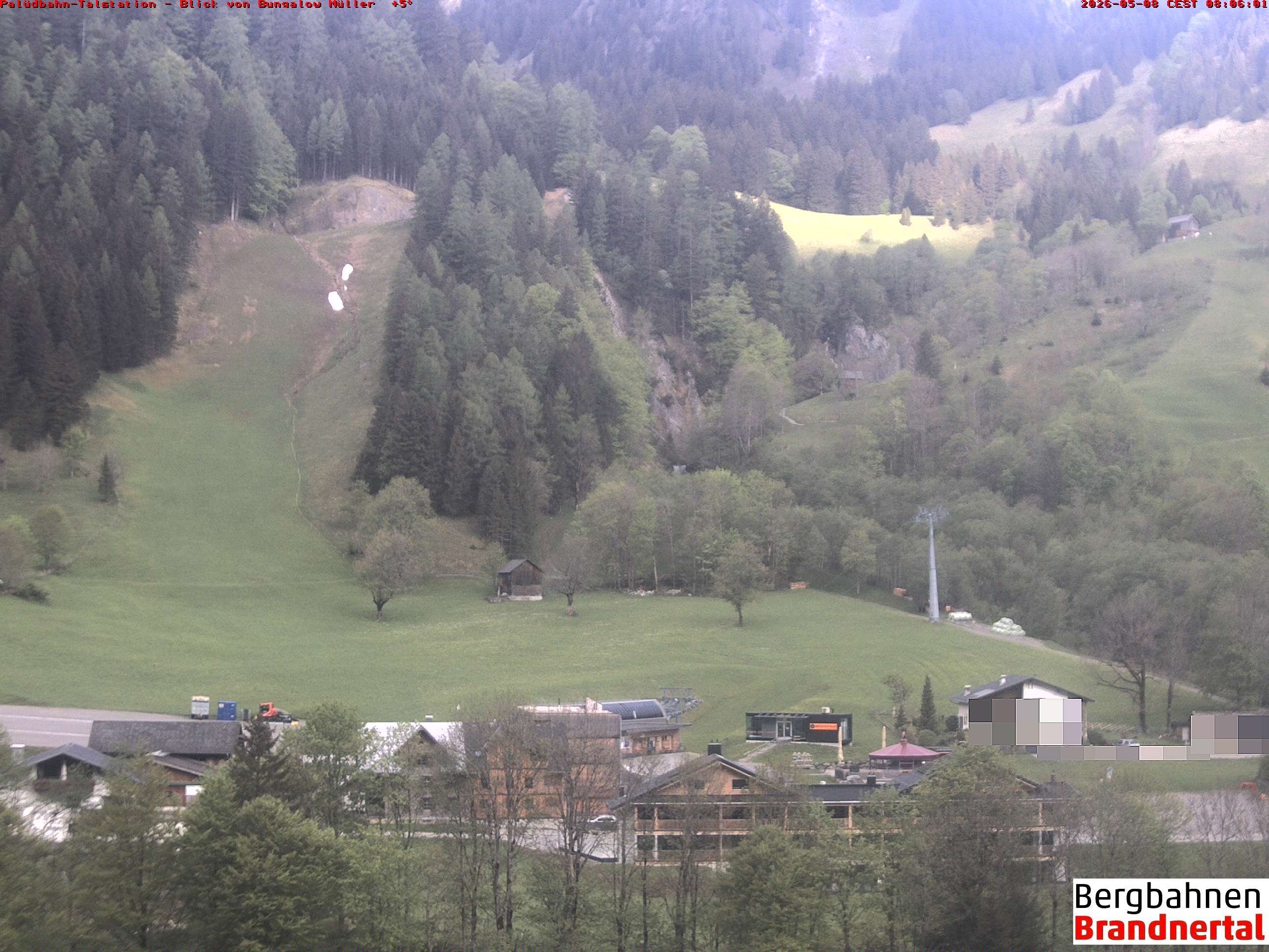 Blick auf Palüdbahn von Bungalow Müller