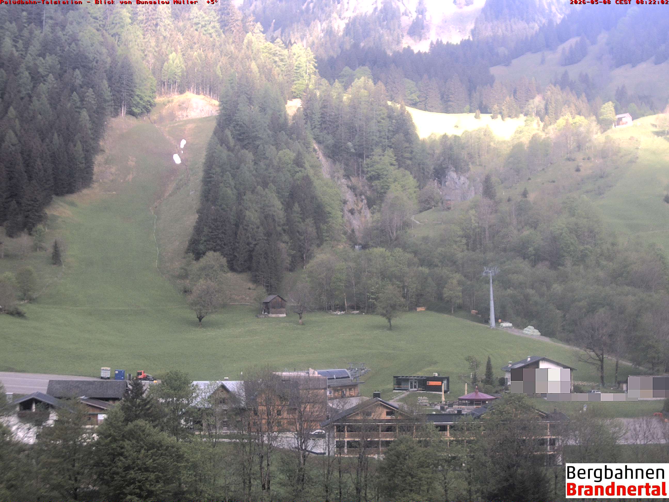 Blick auf Palüdbahn von Bungalow Müller