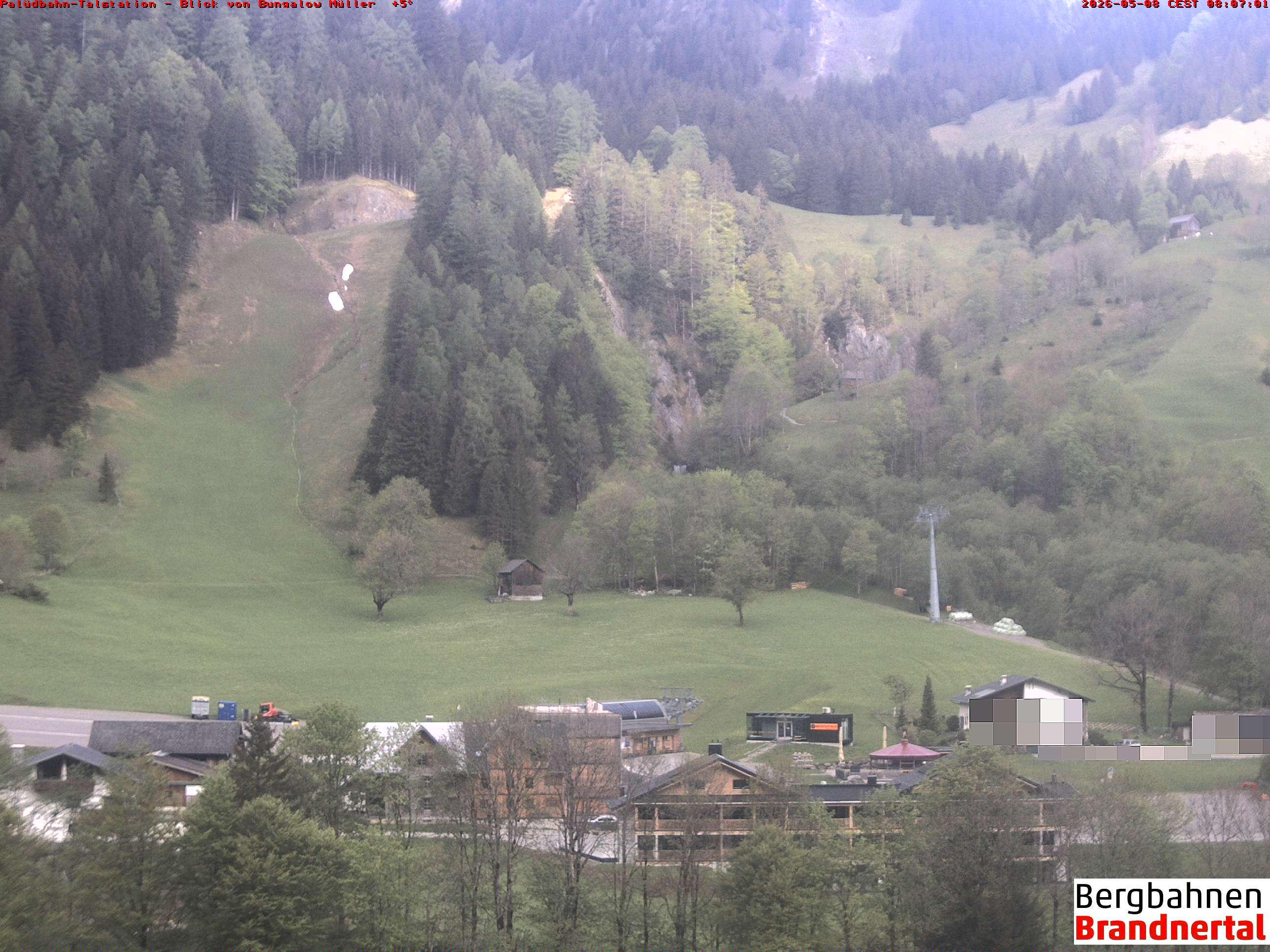Blick auf Palüdbahn von Bungalow Müller