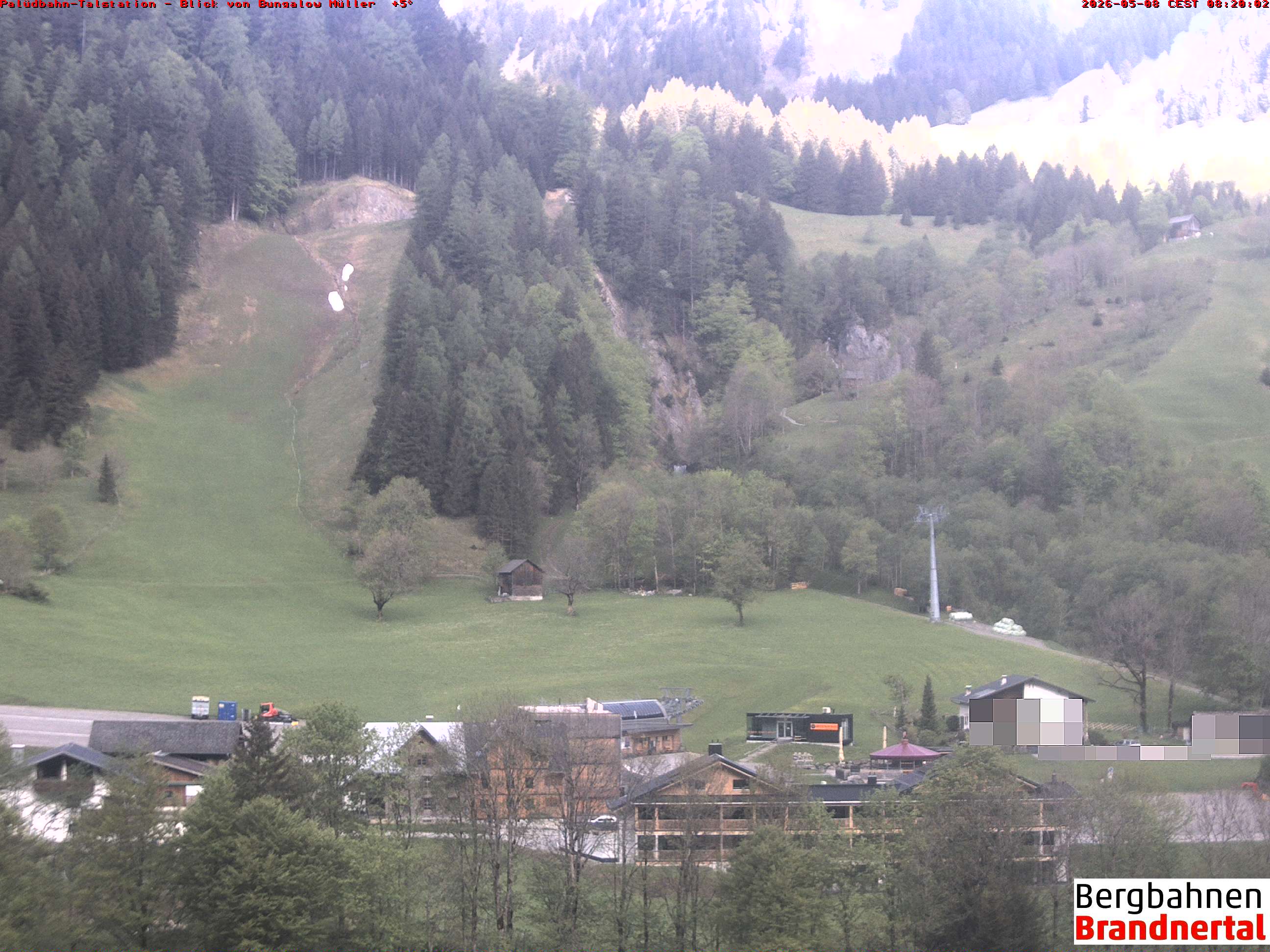 Blick auf Palüdbahn von Bungalow Müller