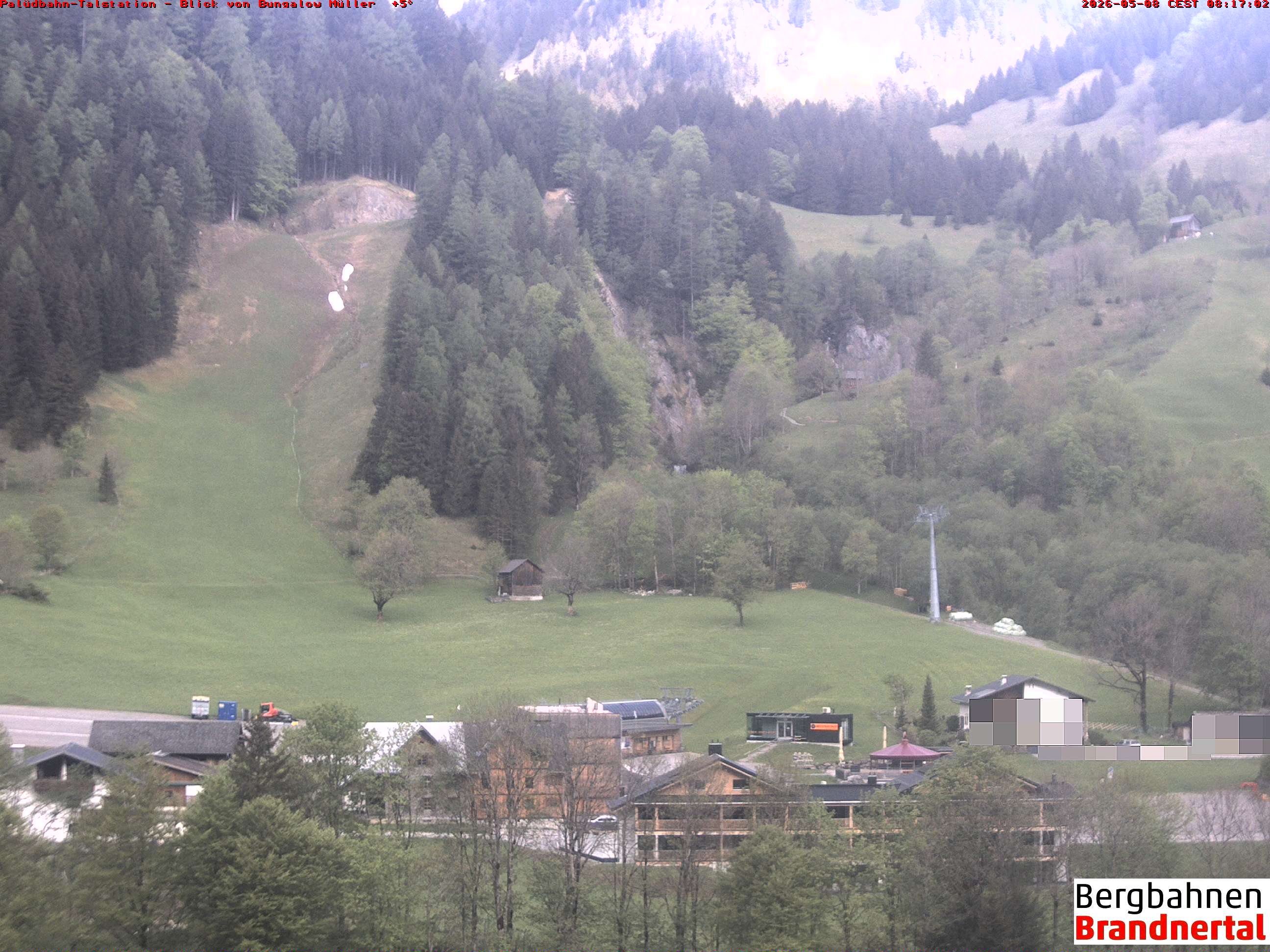 Blick auf Palüdbahn von Bungalow Müller