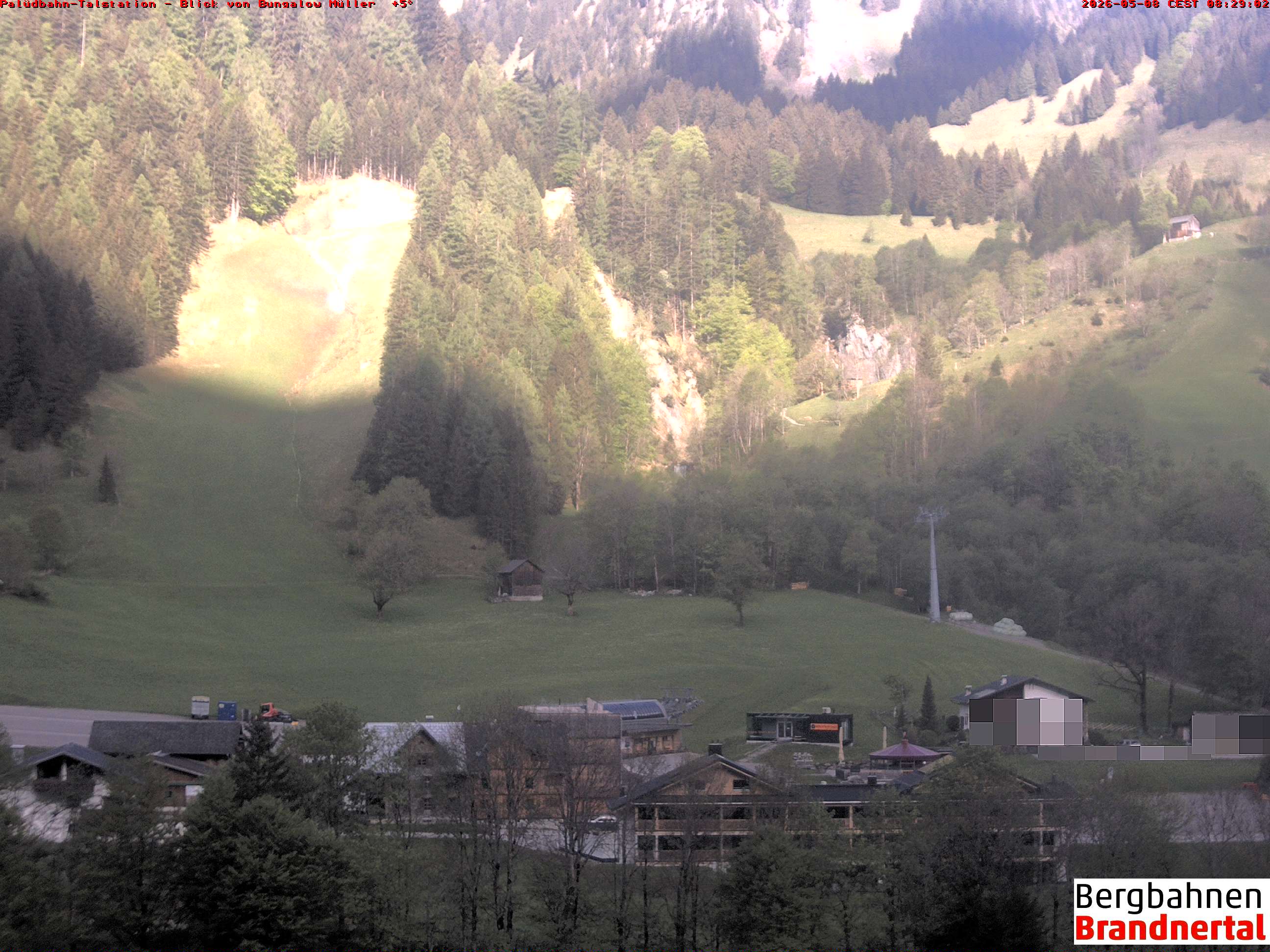 Blick auf Palüdbahn von Bungalow Müller