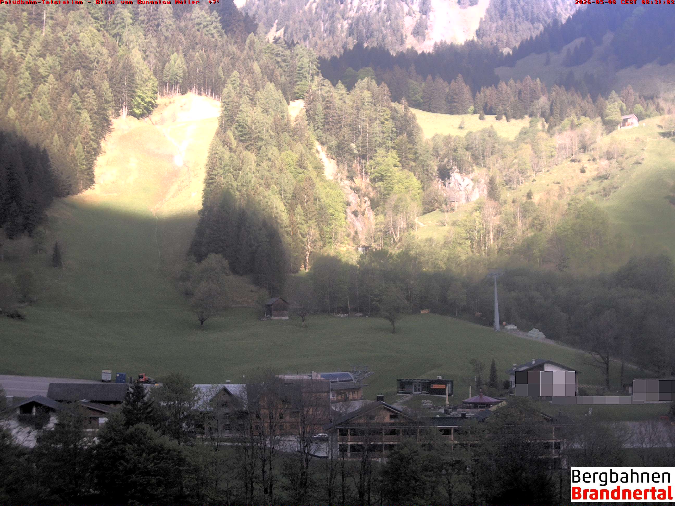 Blick auf Palüdbahn von Bungalow Müller