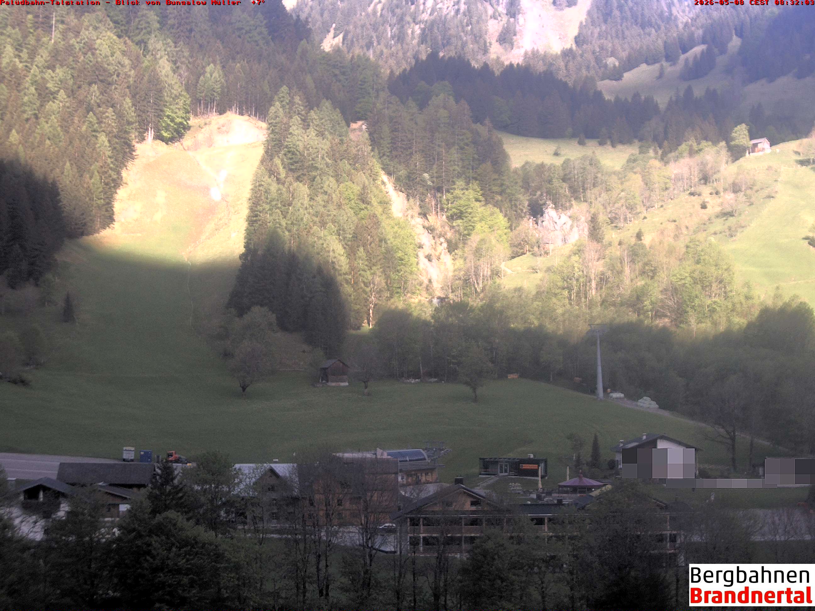 Blick auf Palüdbahn von Bungalow Müller