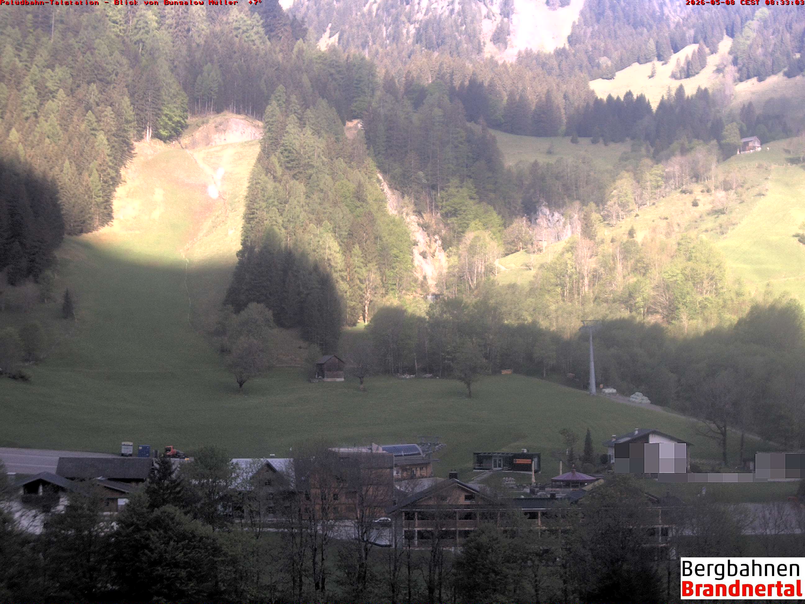 Blick auf Palüdbahn von Bungalow Müller