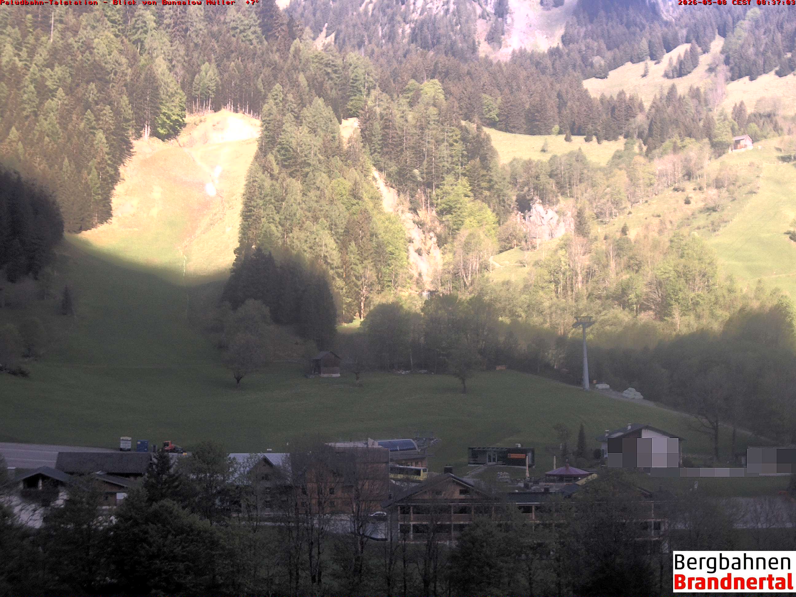 Blick auf Palüdbahn von Bungalow Müller