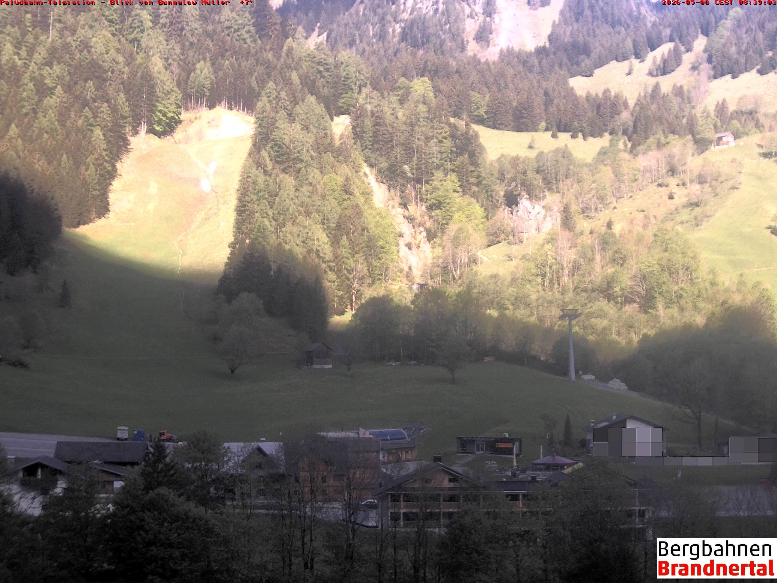 Blick auf Palüdbahn von Bungalow Müller