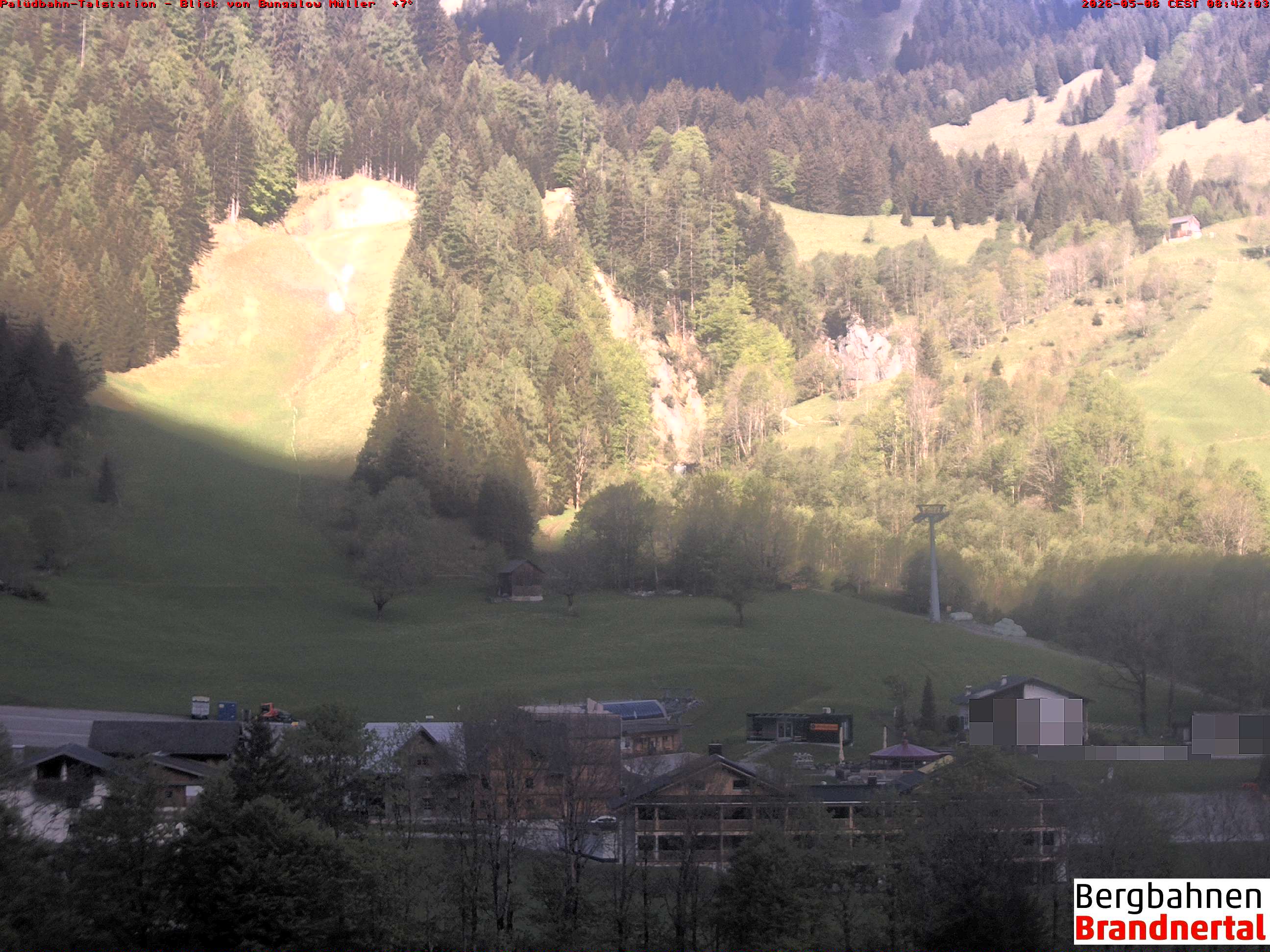 Blick auf Palüdbahn von Bungalow Müller