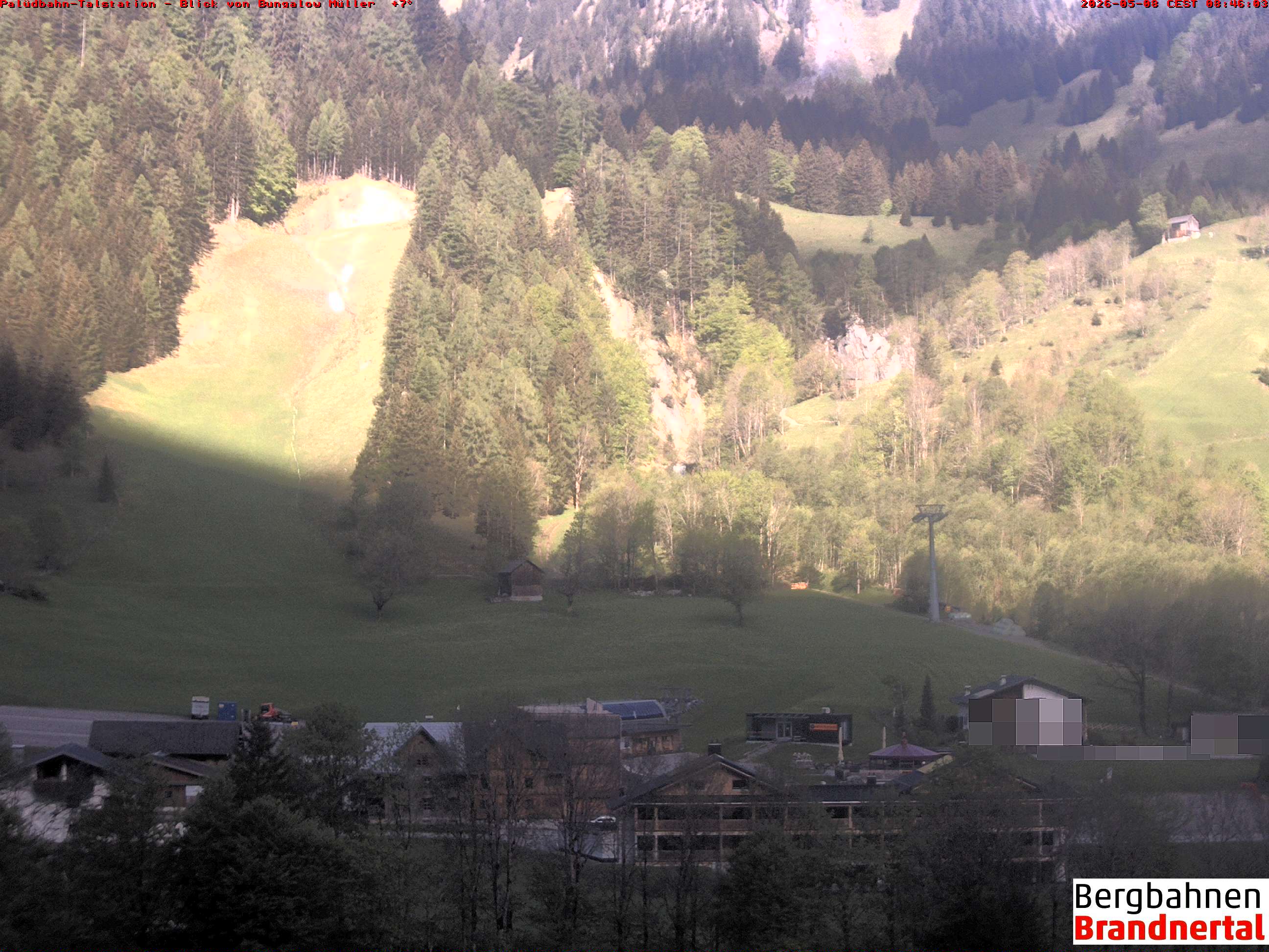 Blick auf Palüdbahn von Bungalow Müller