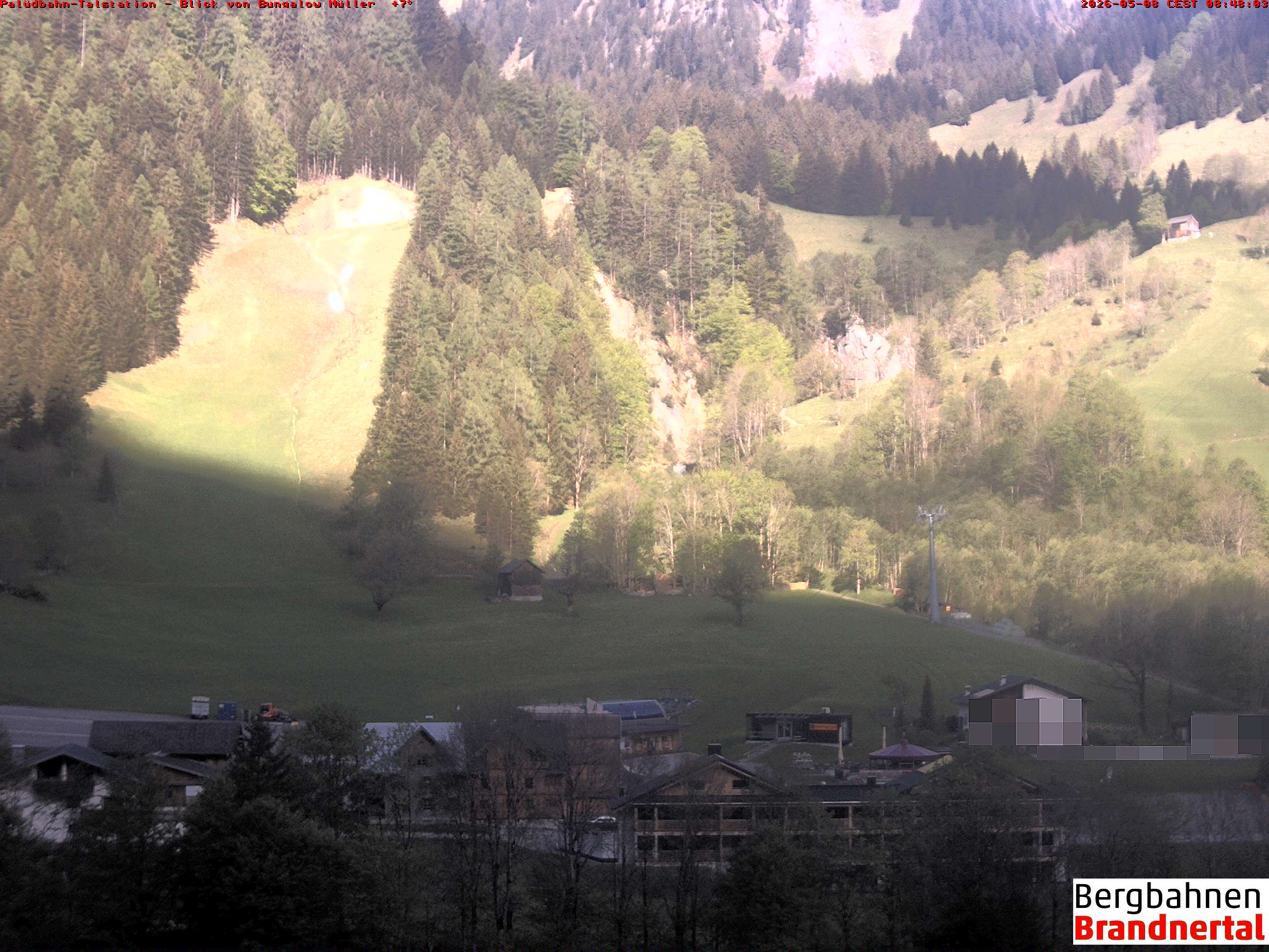 Blick auf Palüdbahn von Bungalow Müller