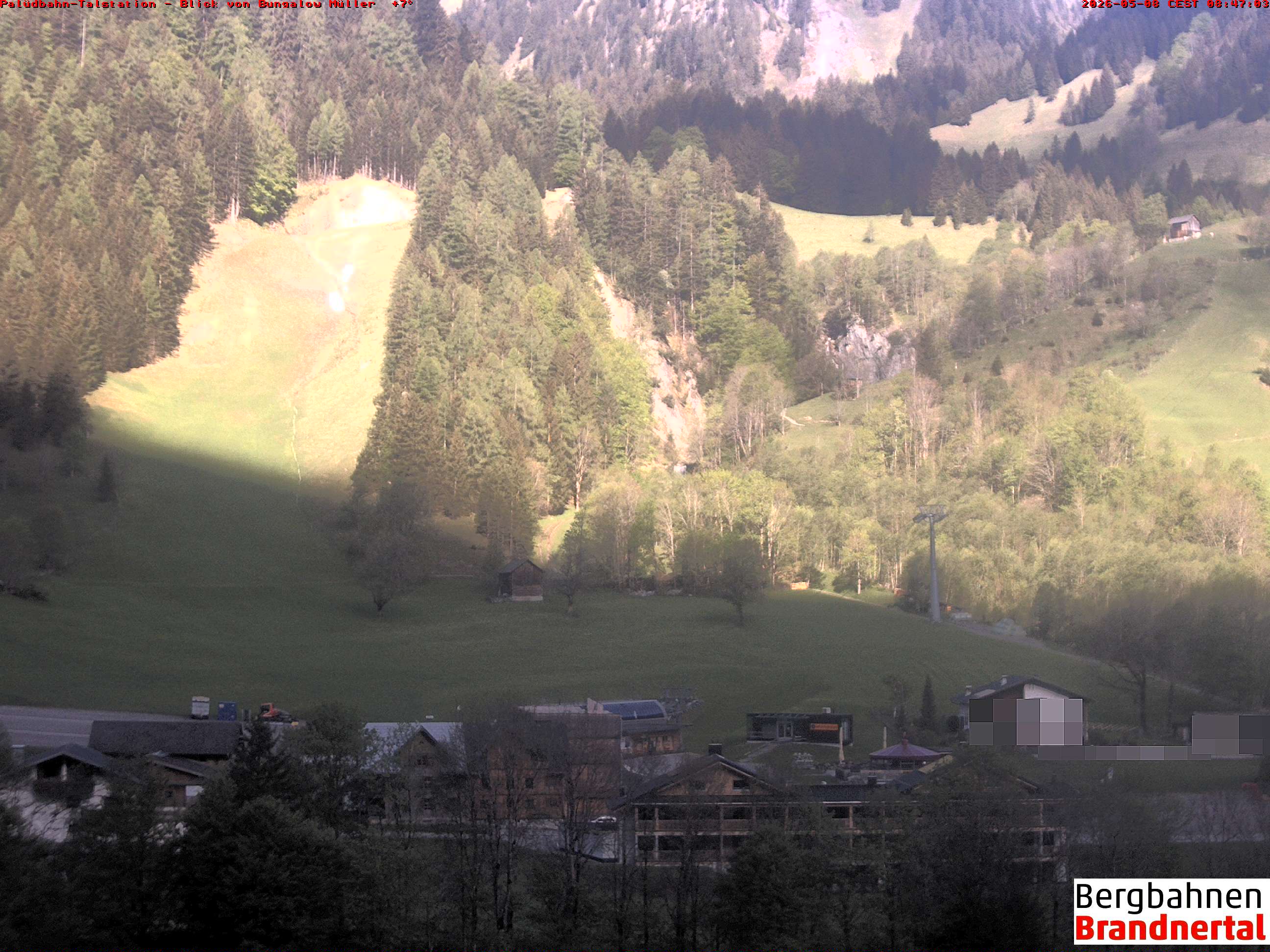 Blick auf Palüdbahn von Bungalow Müller