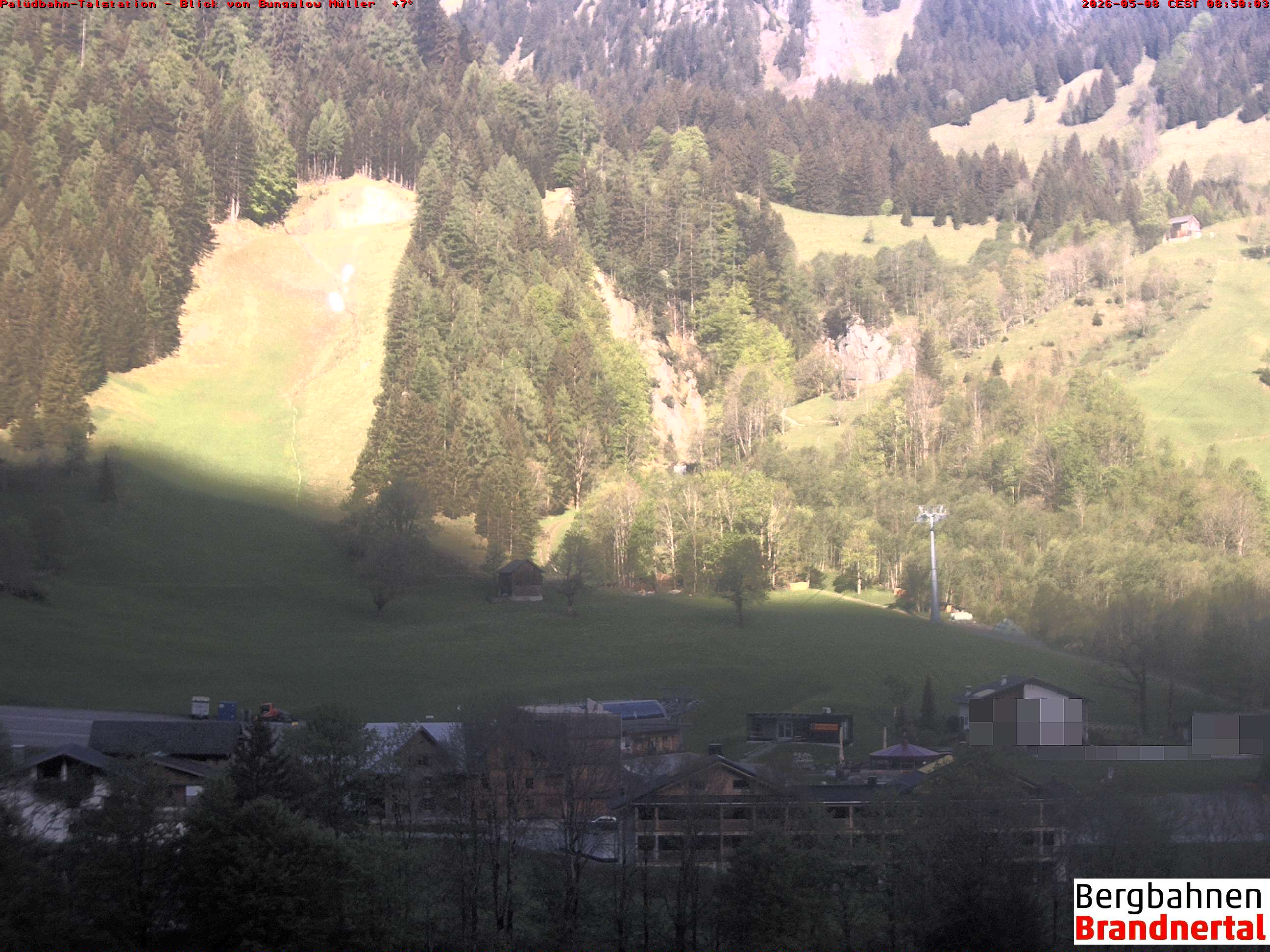 Blick auf Palüdbahn von Bungalow Müller