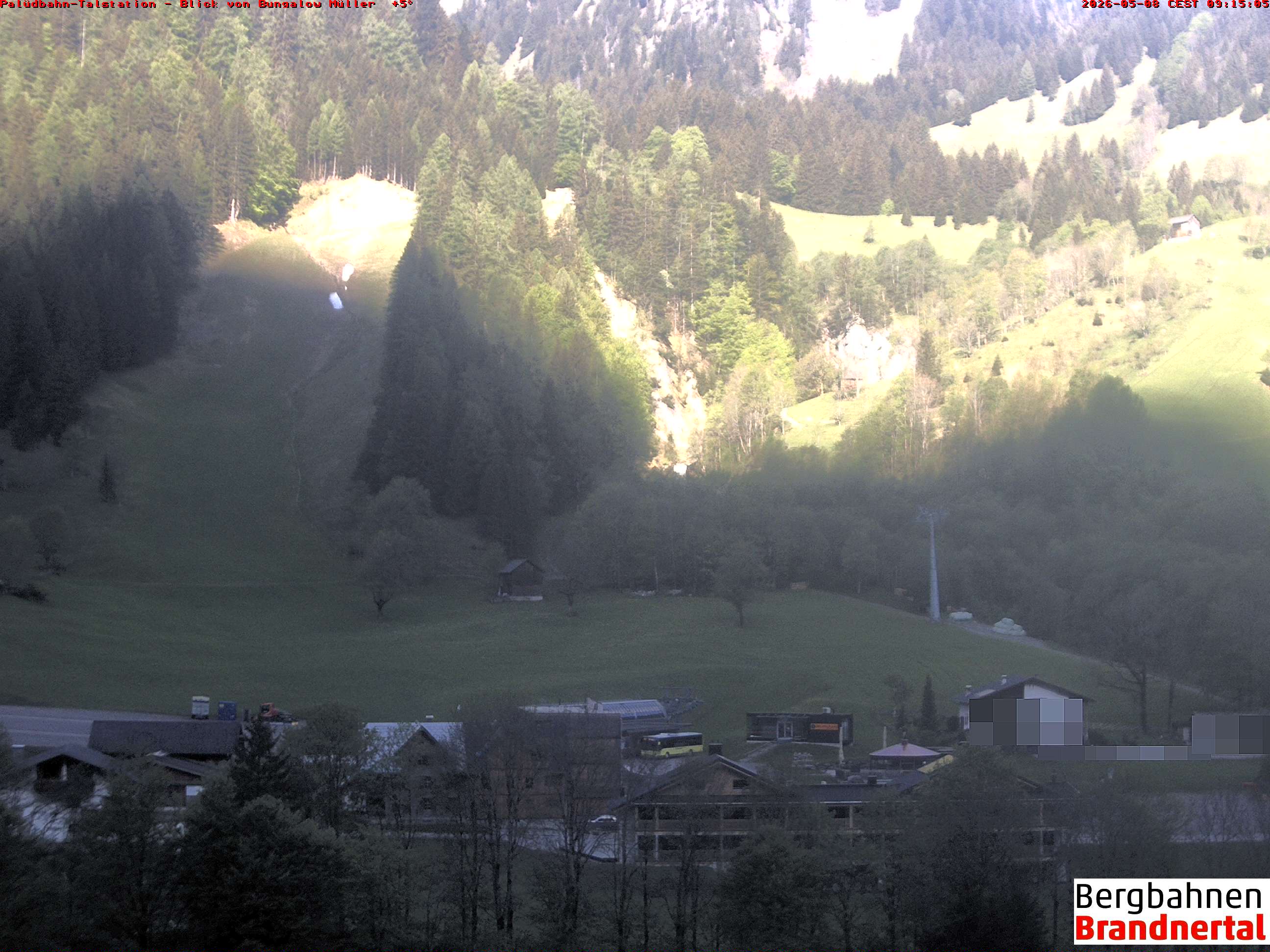 Blick auf Palüdbahn von Bungalow Müller