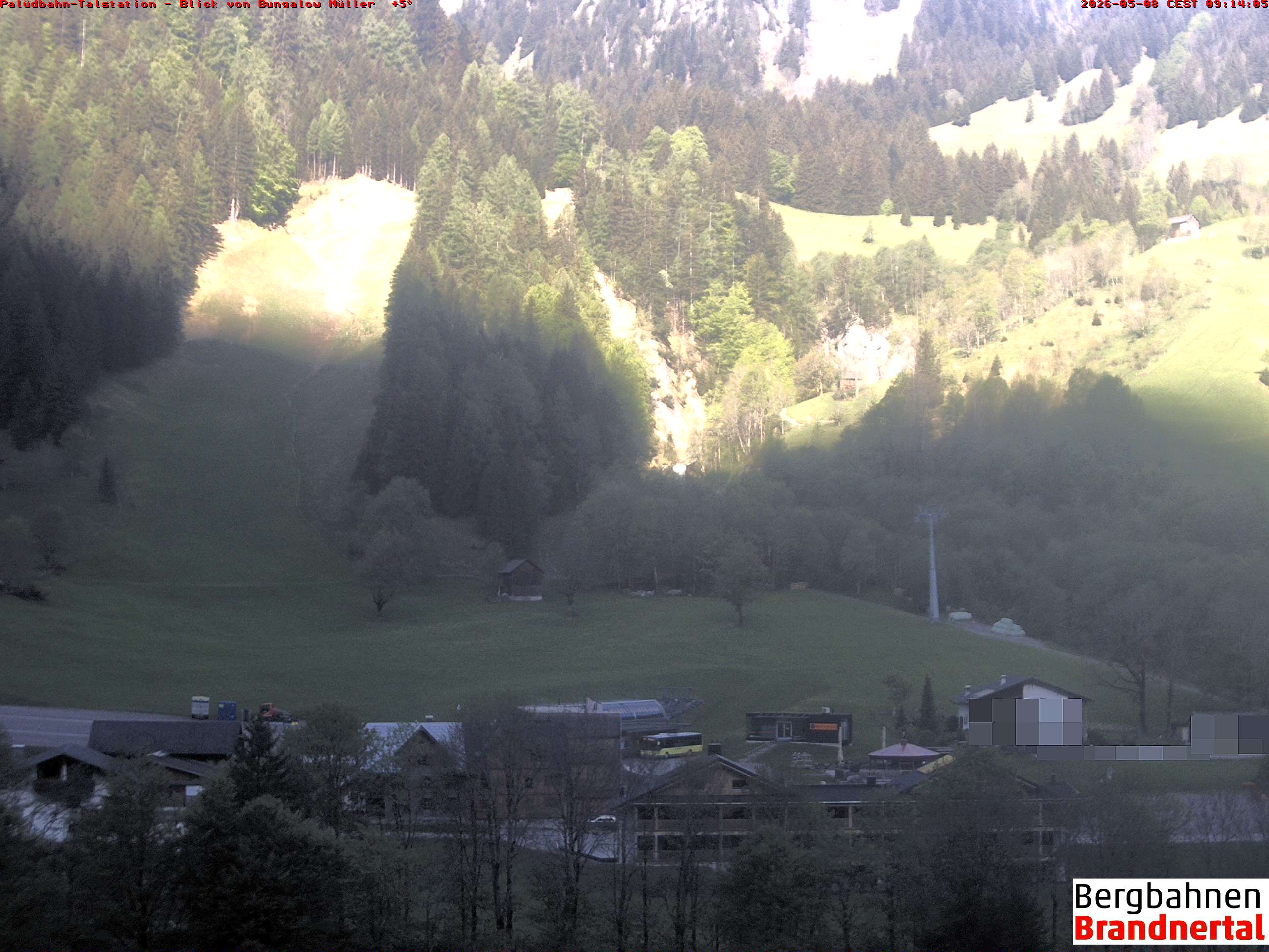 Blick auf Palüdbahn von Bungalow Müller