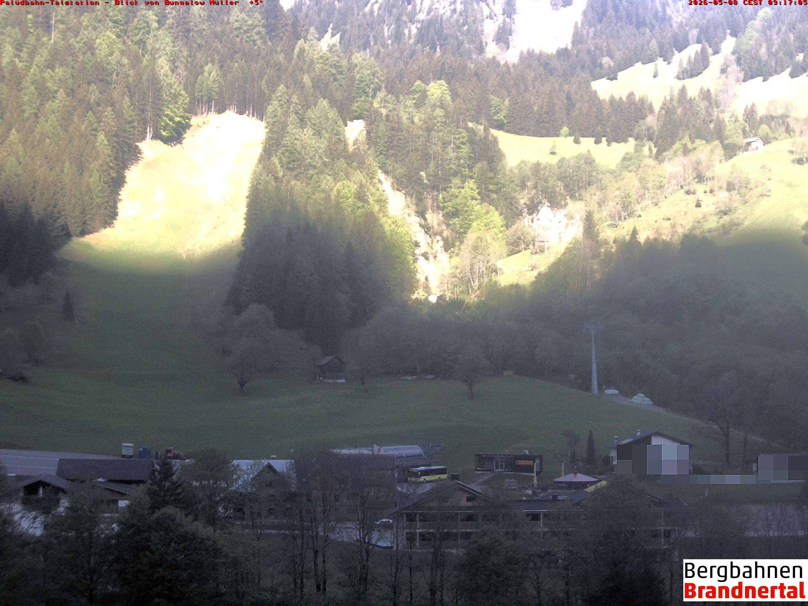 Blick auf Palüdbahn von Bungalow Müller