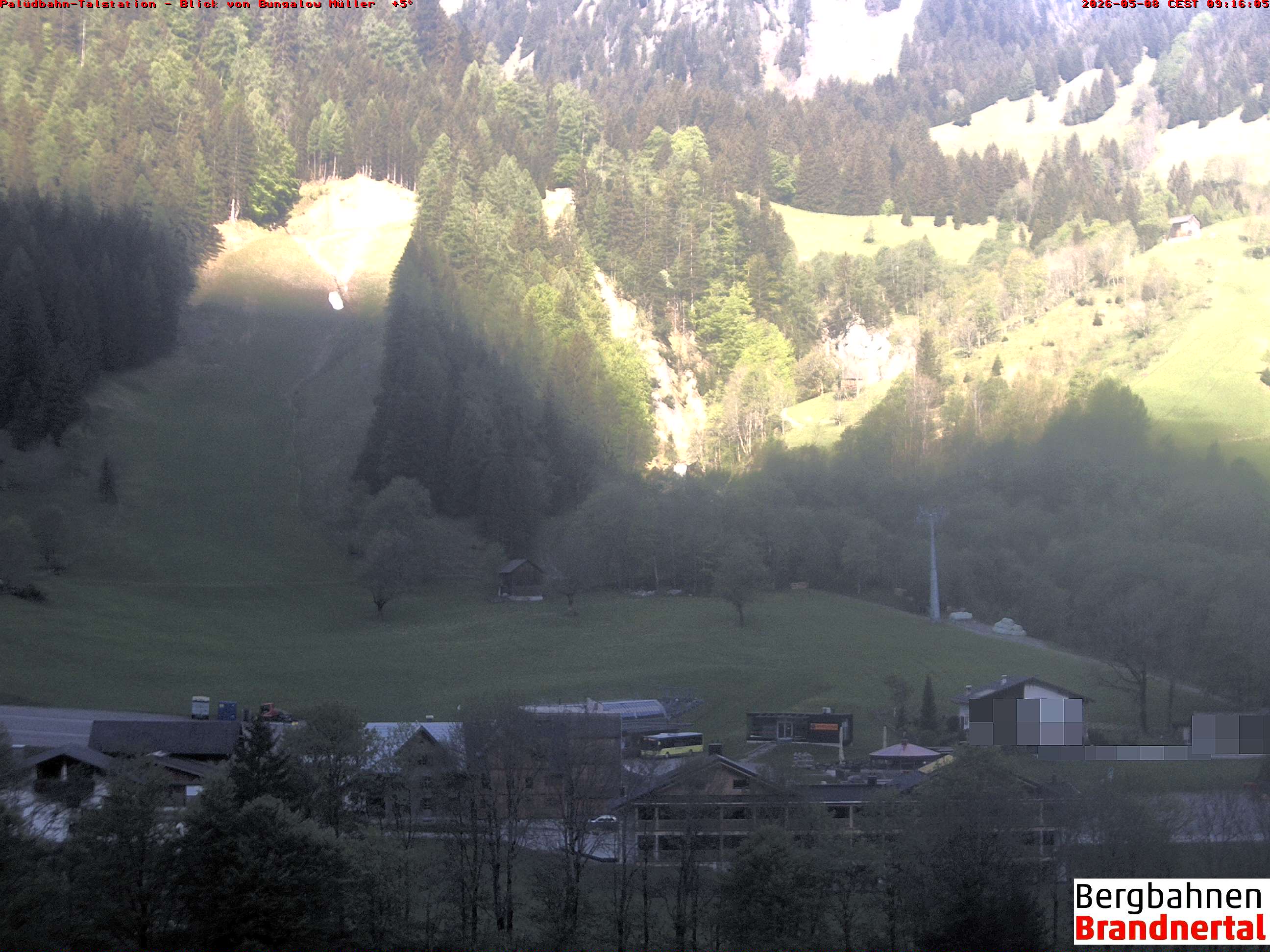Blick auf Palüdbahn von Bungalow Müller