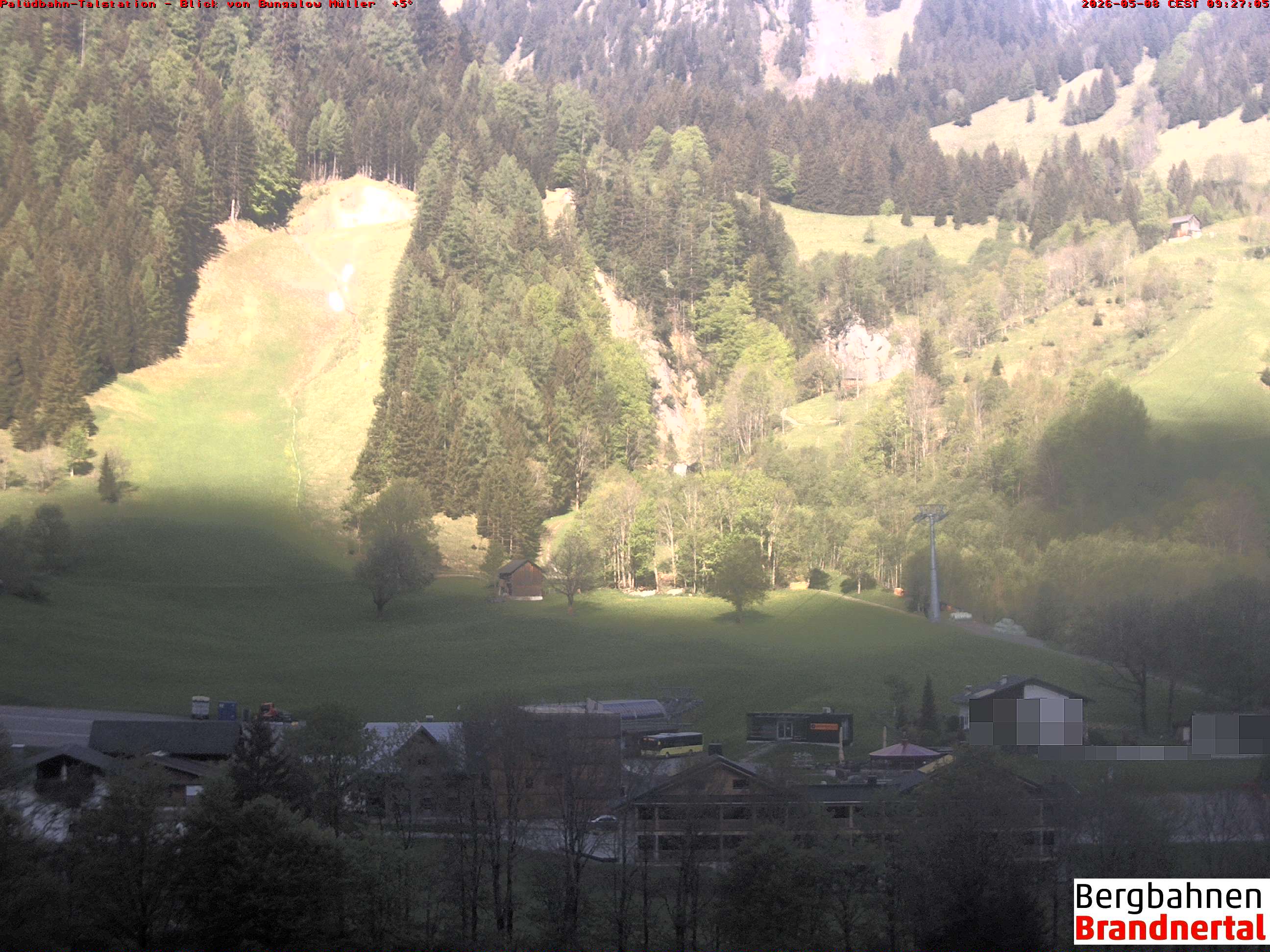 Blick auf Palüdbahn von Bungalow Müller