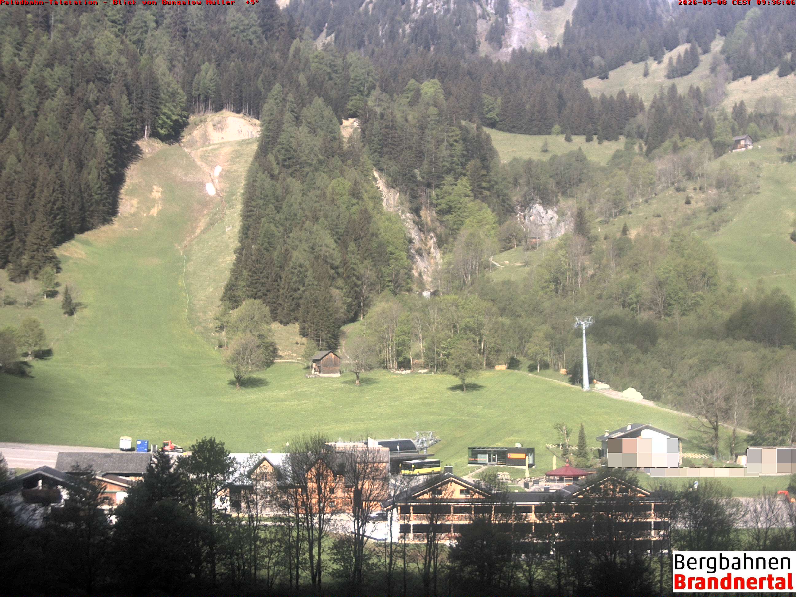 Blick auf Palüdbahn von Bungalow Müller