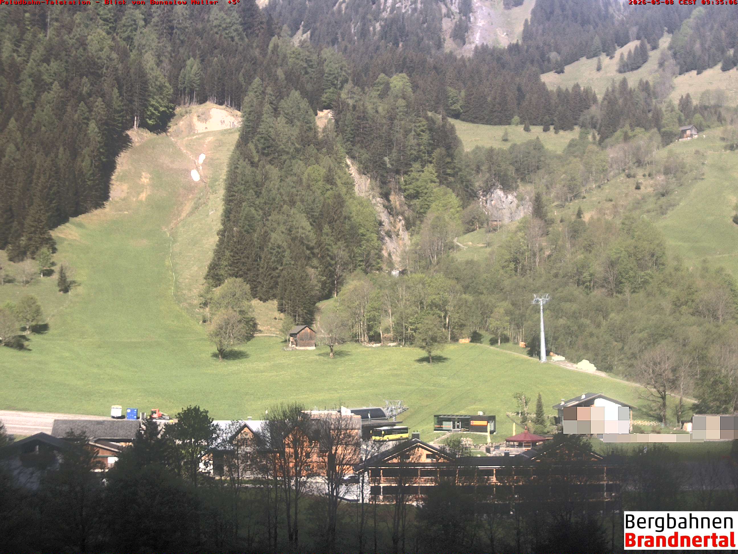Blick auf Palüdbahn von Bungalow Müller