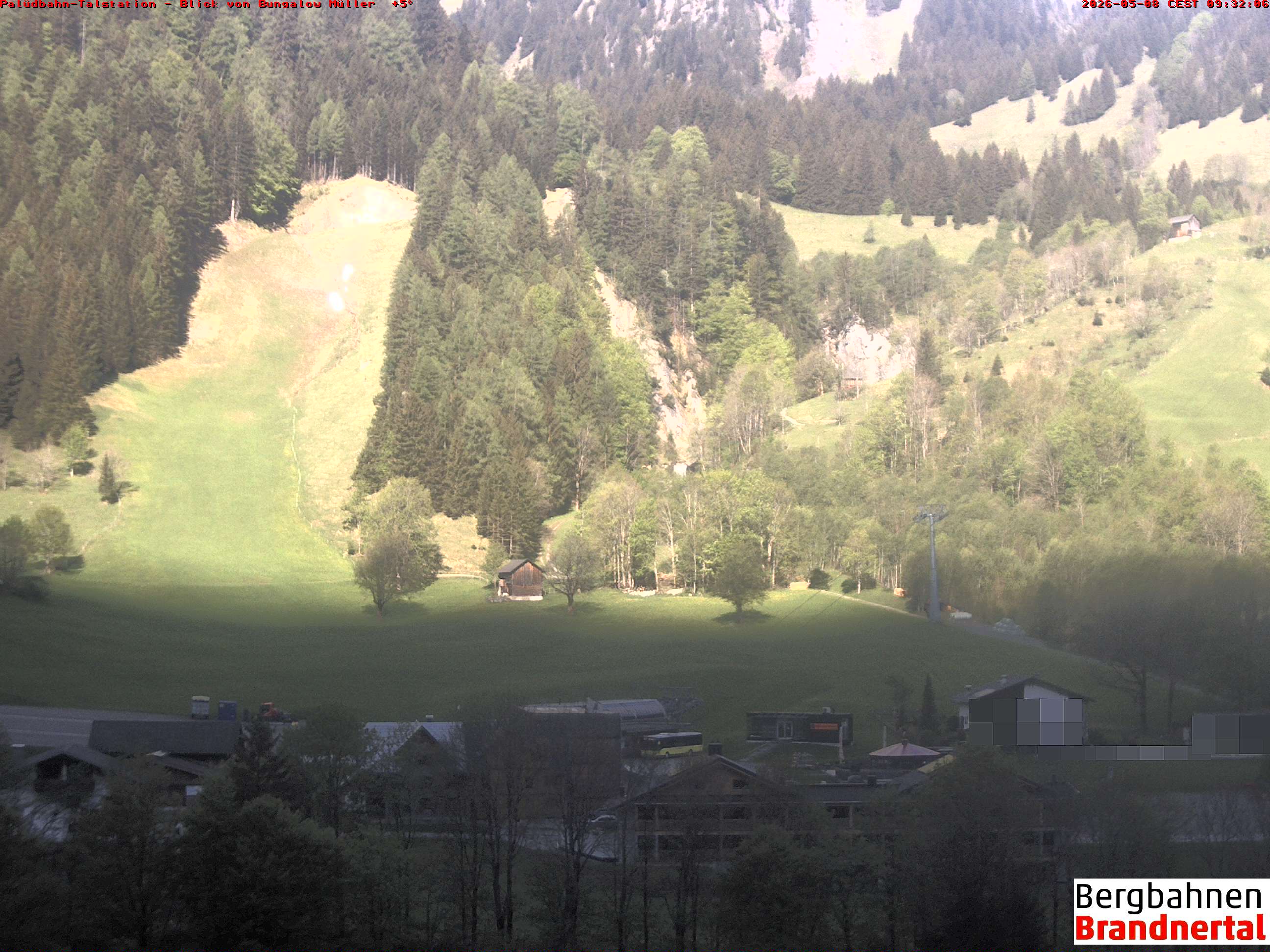 Blick auf Palüdbahn von Bungalow Müller