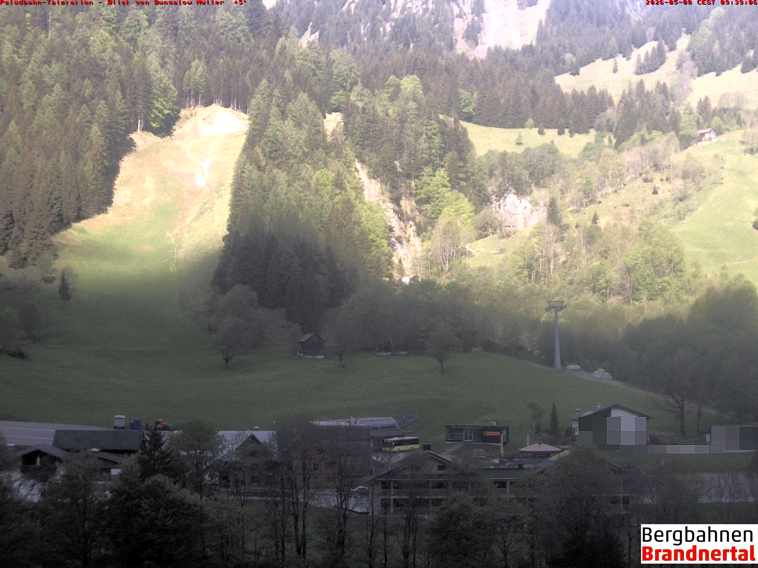 Blick auf Palüdbahn von Bungalow Müller