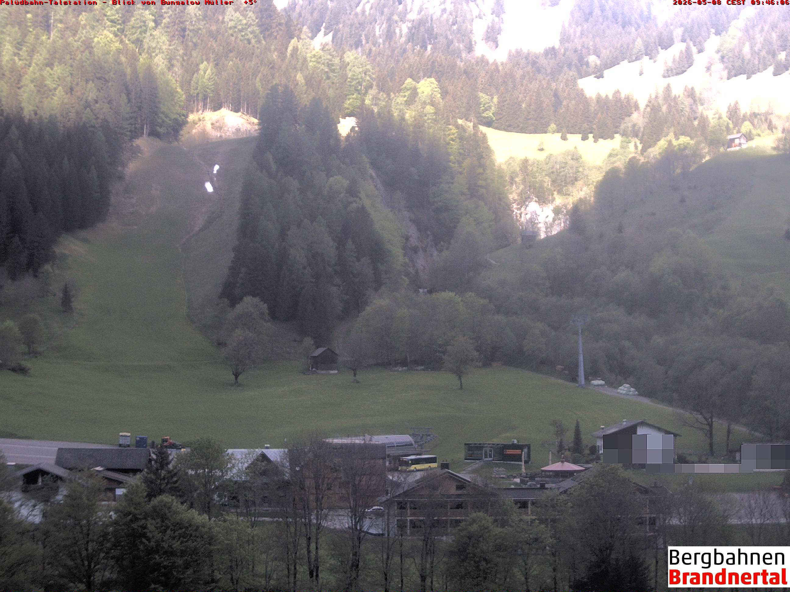 Blick auf Palüdbahn von Bungalow Müller