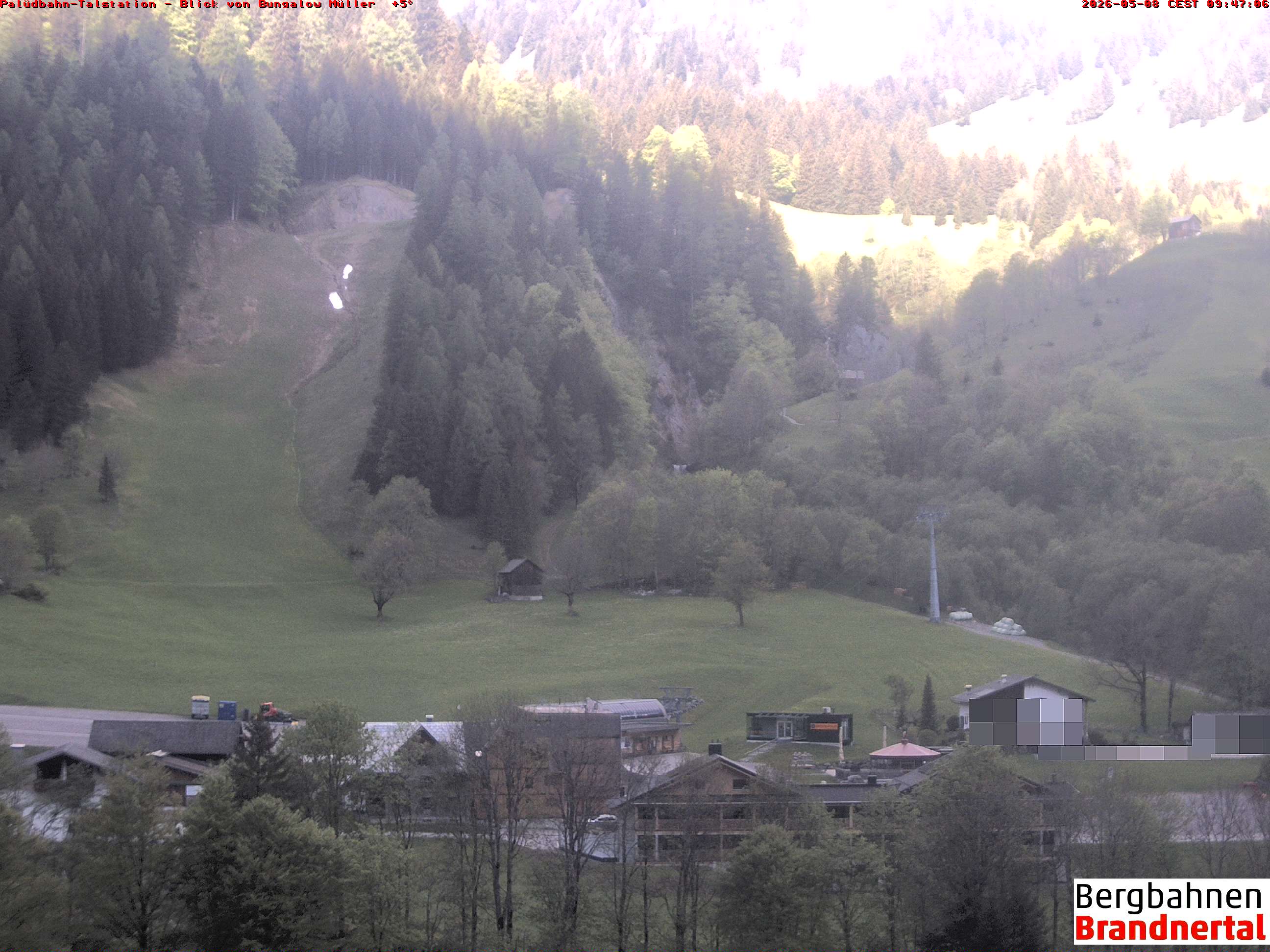 Blick auf Palüdbahn von Bungalow Müller