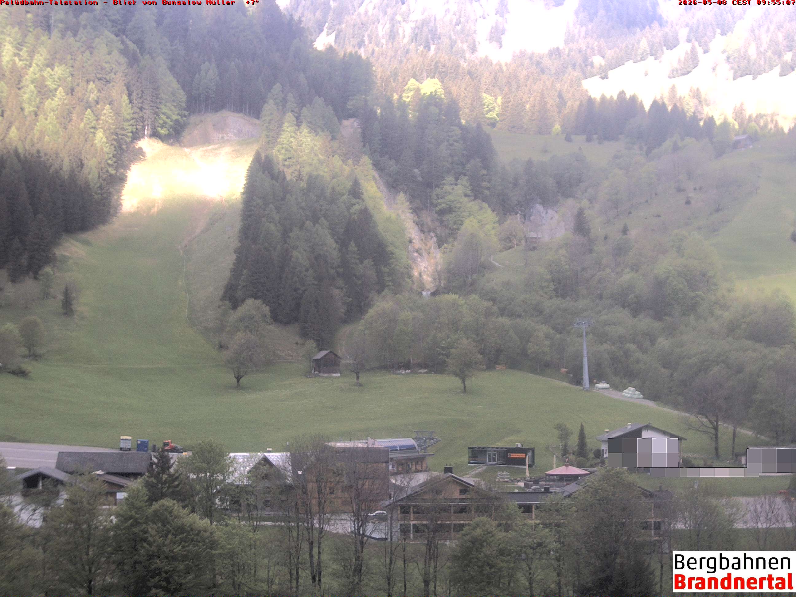 Blick auf Palüdbahn von Bungalow Müller