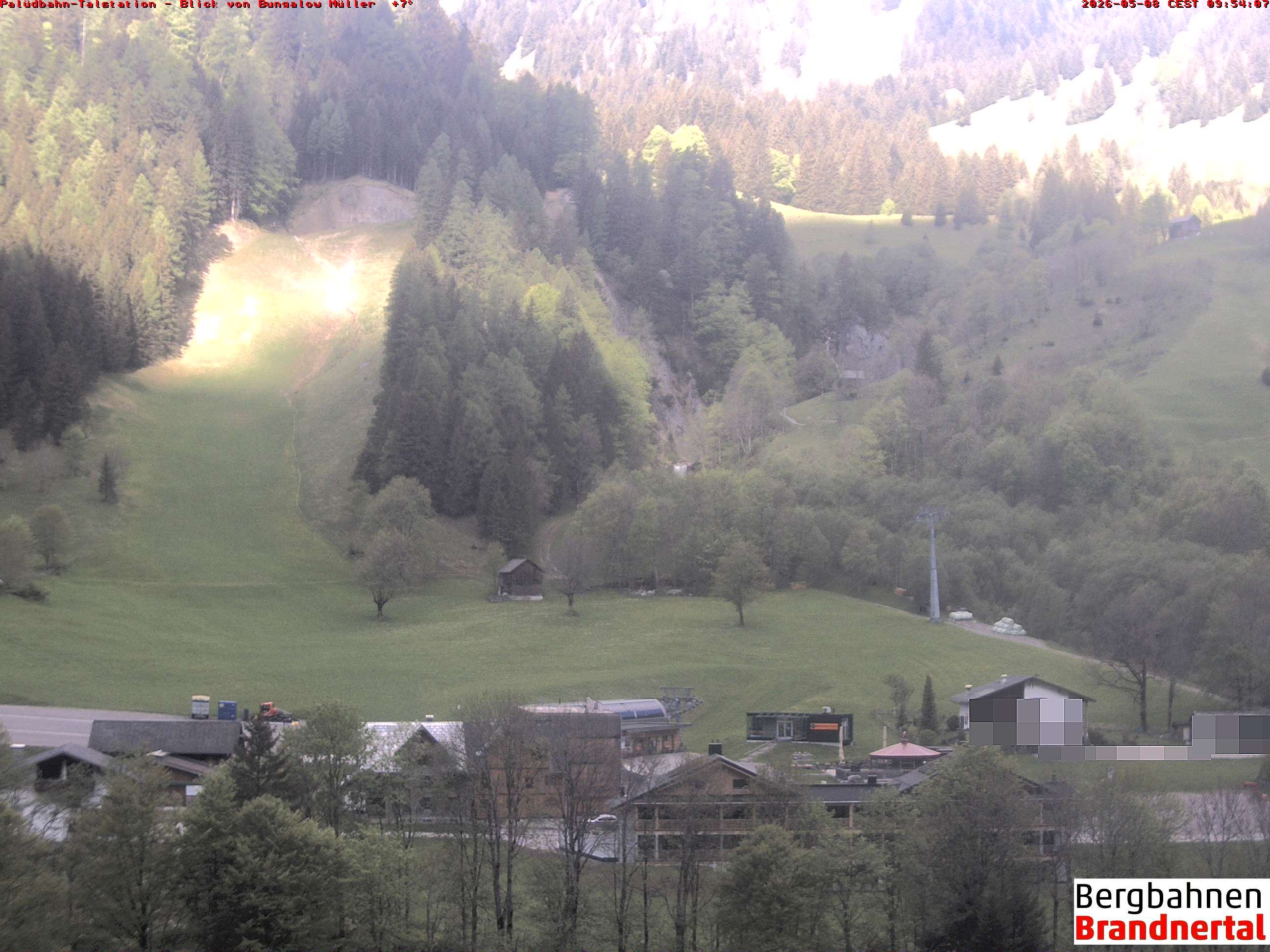 Blick auf Palüdbahn von Bungalow Müller